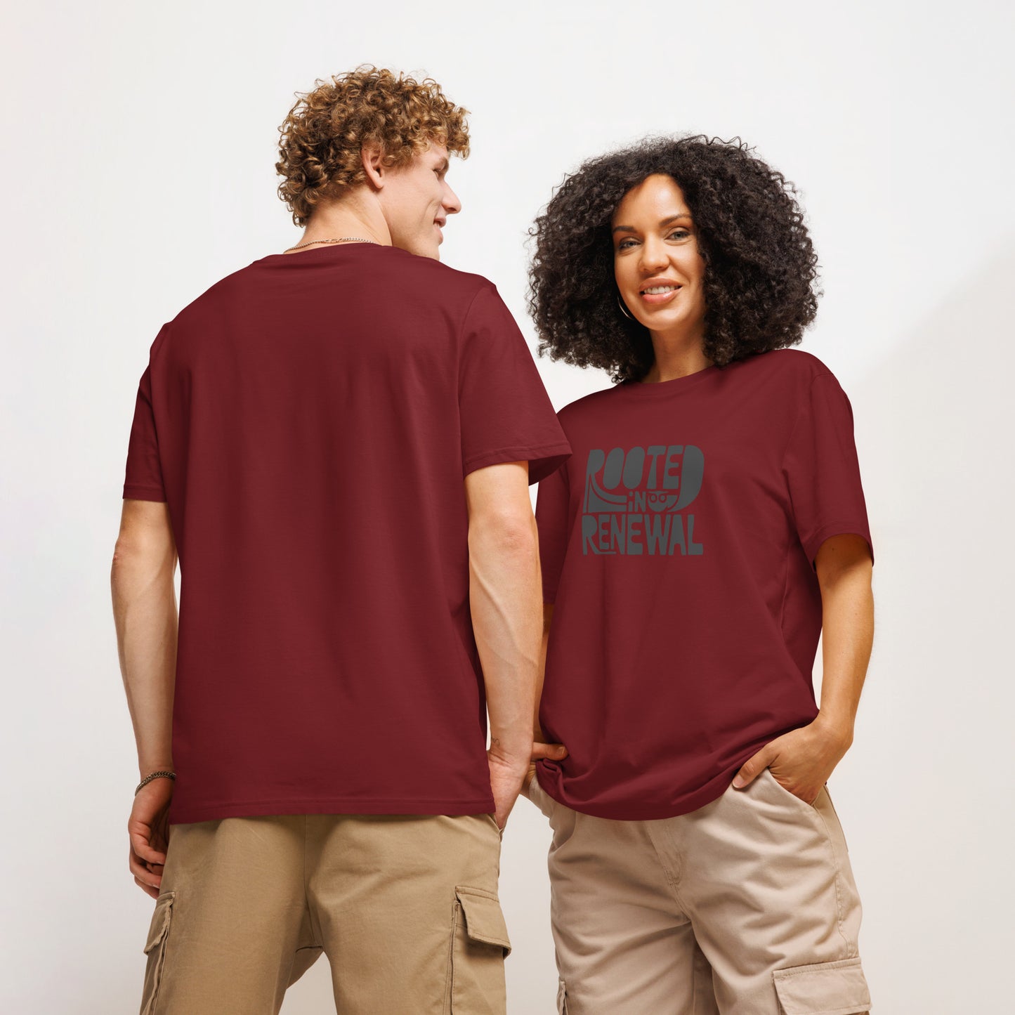 Unisex Essential Organic Hoodie "Rooted In Renewal" – Owl Print Sustainable Fashion Dudeily