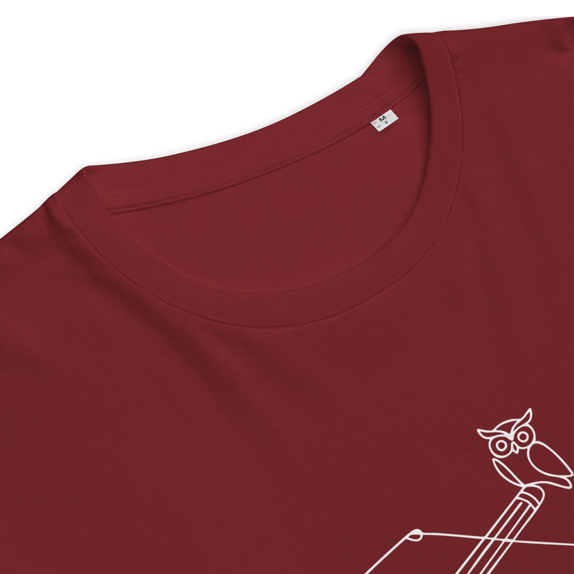 Unisex organic ribbed neck t-shirt Dudeily