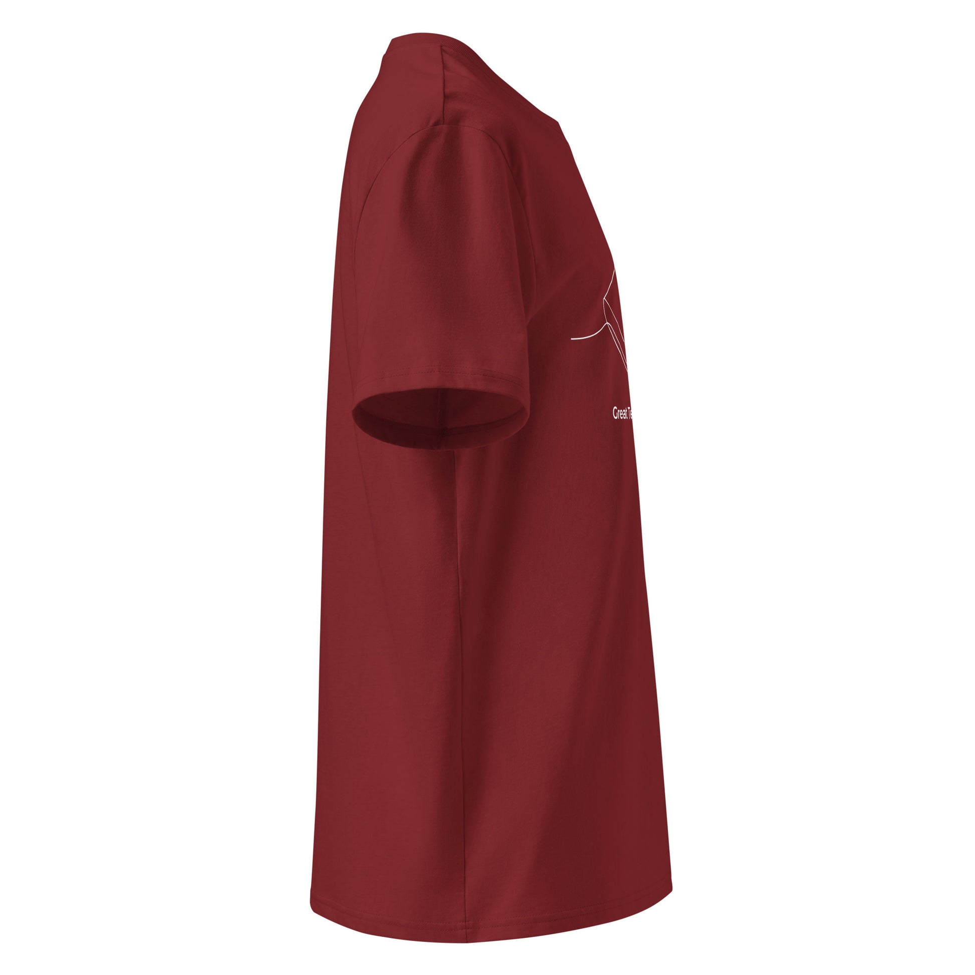 Unisex organic ribbed neck t-shirt Dudeily