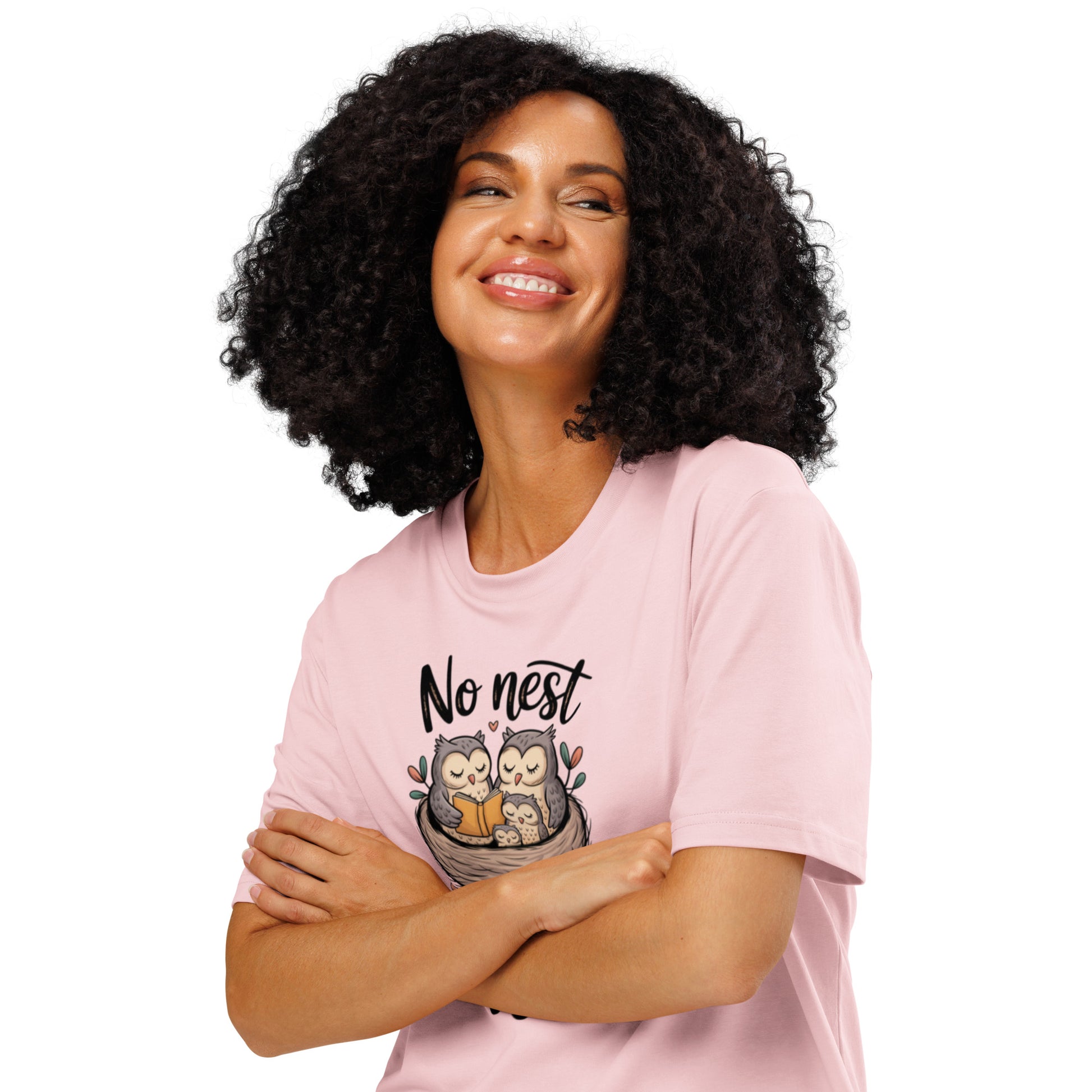 Unisex Organic Ribbed Neck T-Shirt – OwlThread Sustainable Fashion Tee for Family Day Style Dudeily