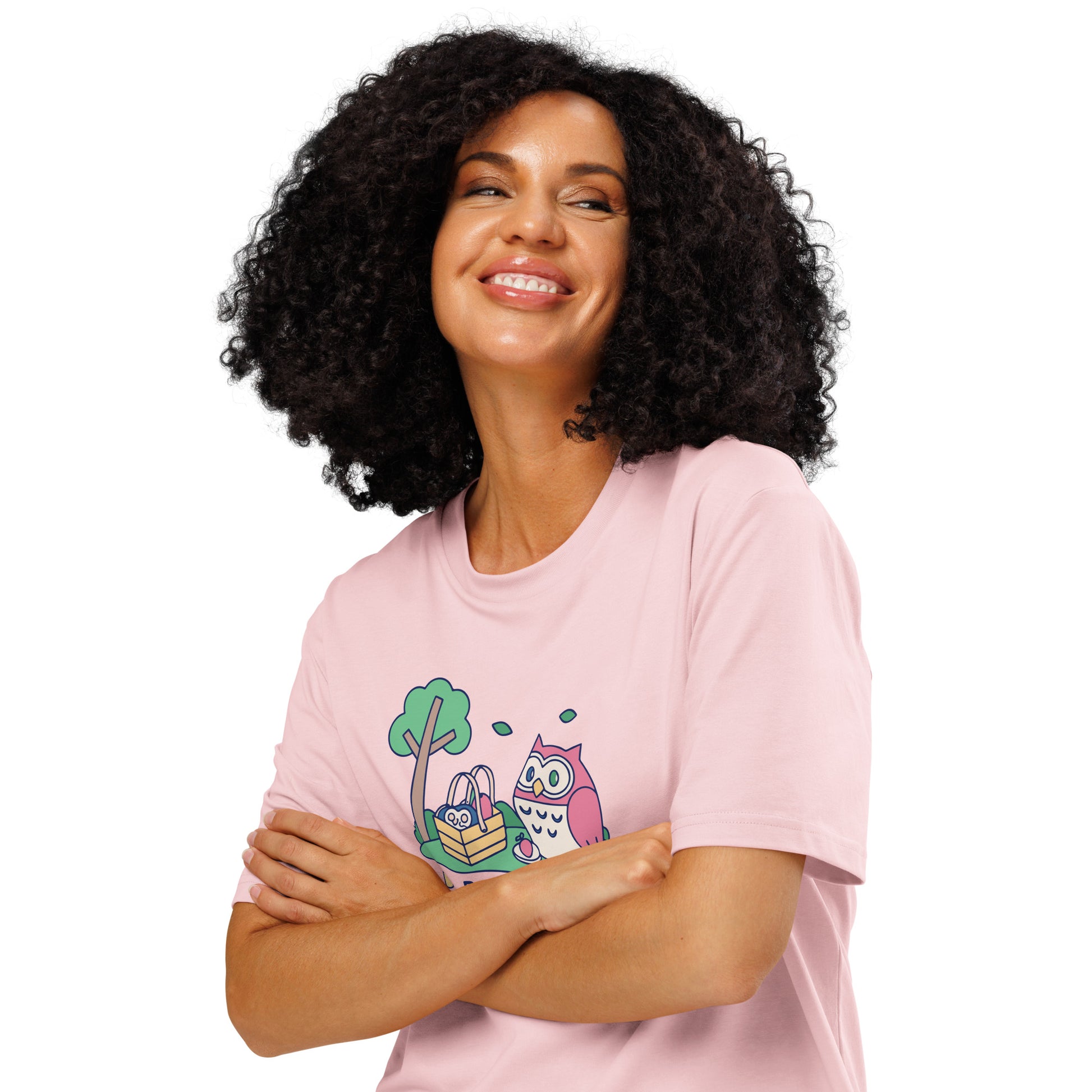Unisex Organic Ribbed Neck T-Shirt – OwlThread Sustainable Fashion Pick for Family Day Dudeily