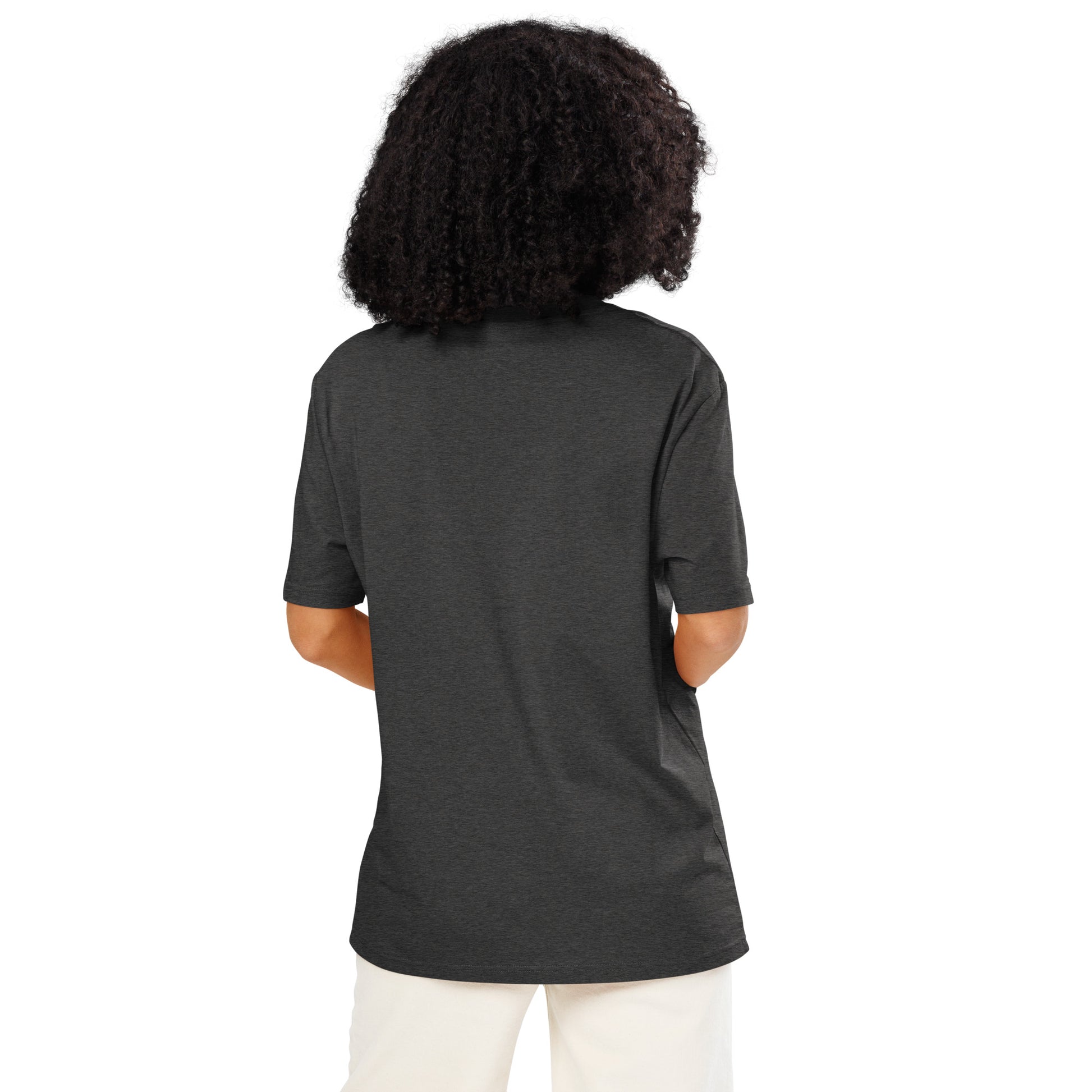 Eco-Friendly Owl Clothing Embroidered Unisex Organic Ribbed Neck T-Shirt "Hope Has Feathers" Dudeily