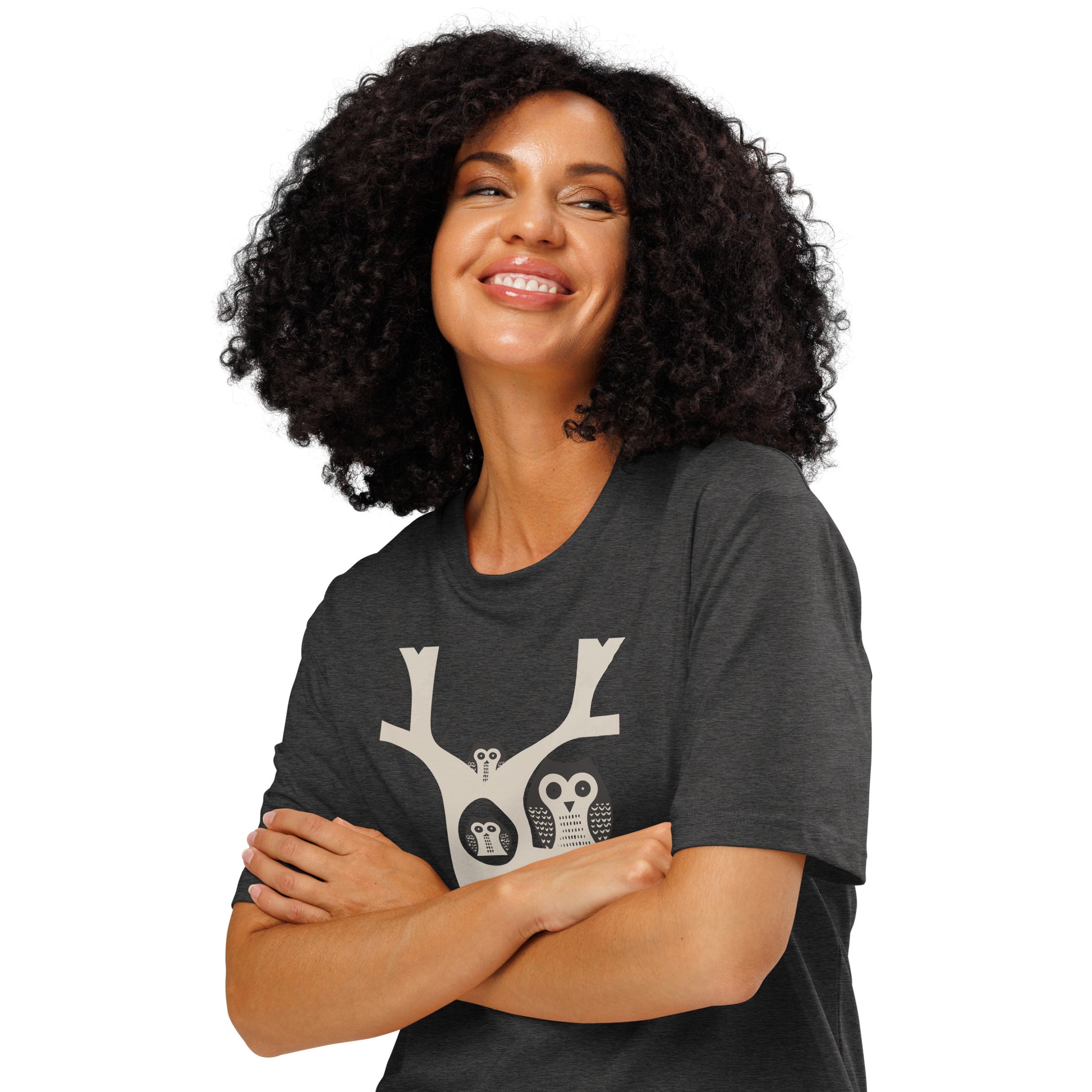 Unisex Organic Ribbed Neck T-Shirt – OwlNest Sustainable Fashion for Family Day Vibes Dudeily