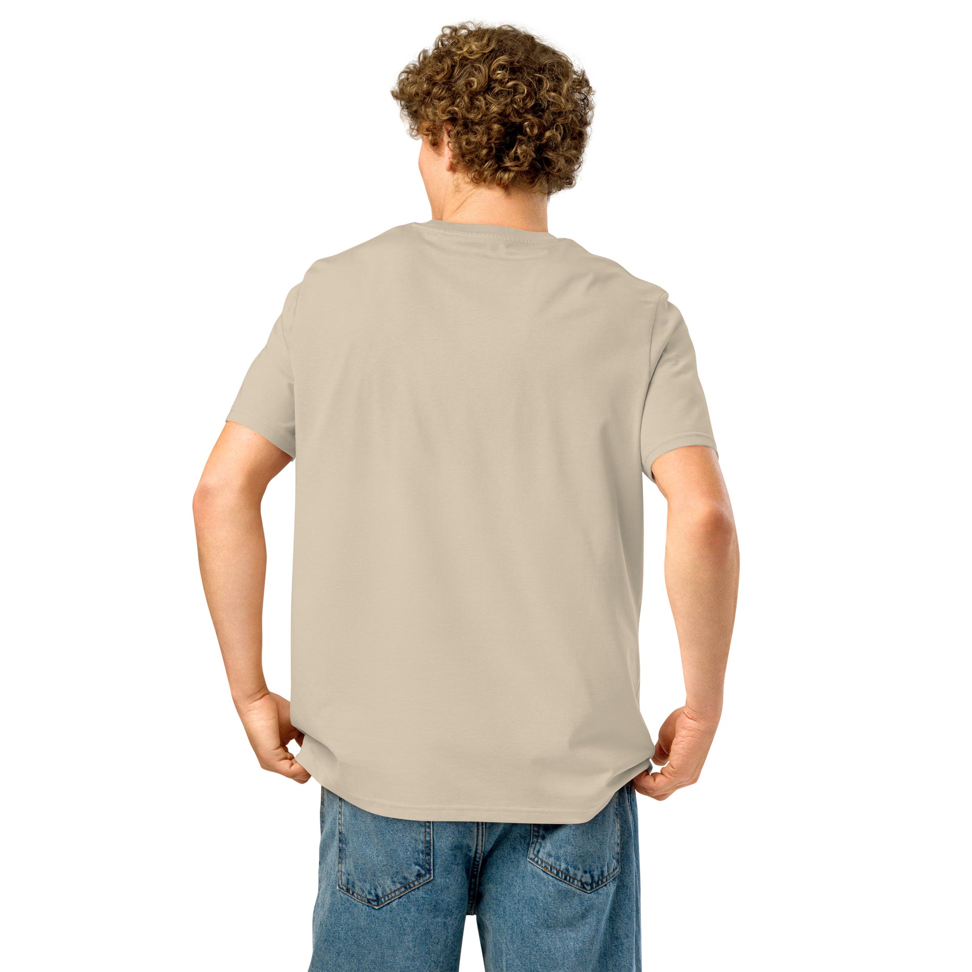 Eco-Friendly Owl Clothing Embroidered Unisex Organic Ribbed Neck T-Shirt "Grow With Care" Dudeily