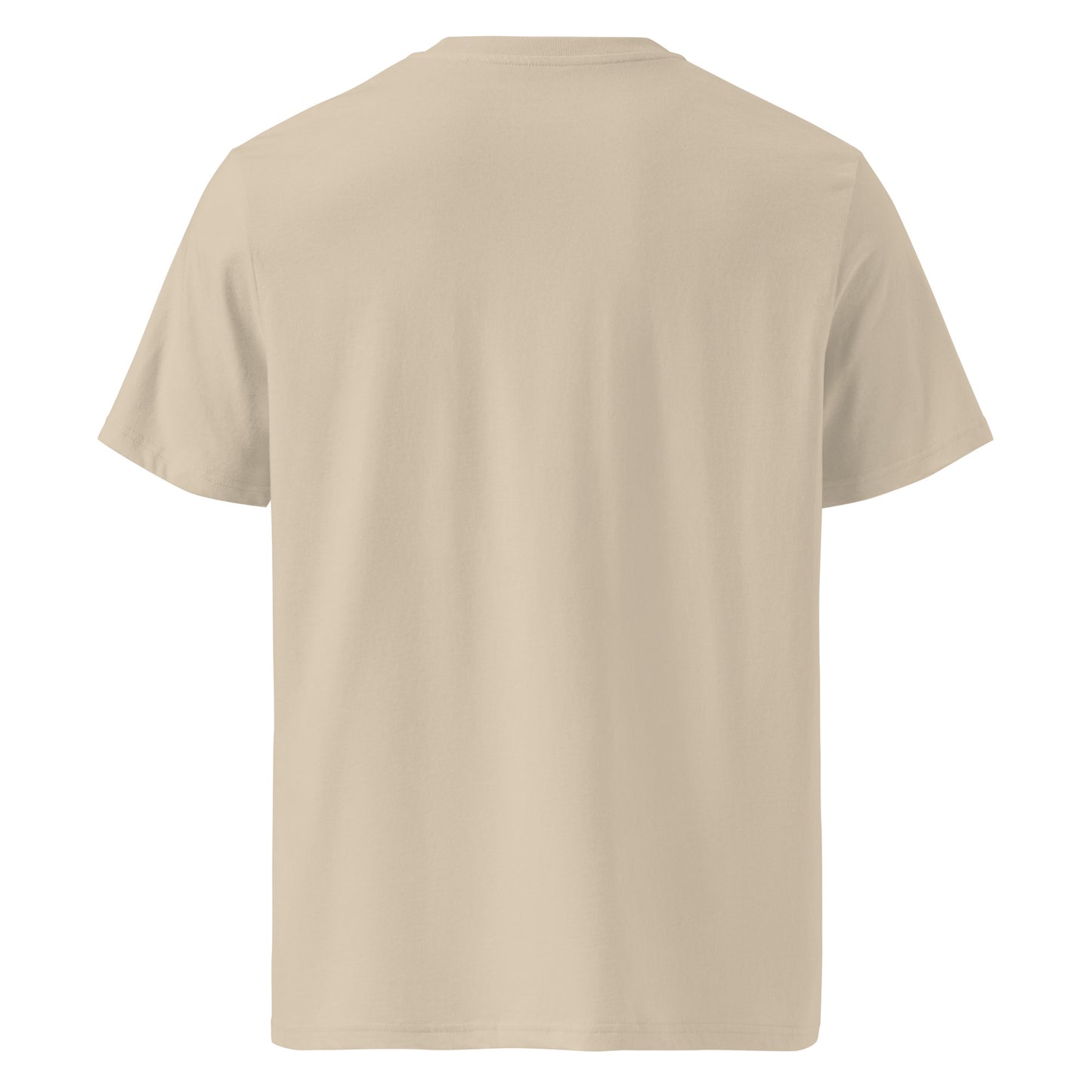 Eco-Friendly Owl Clothing Embroidered Unisex Organic Ribbed Neck T-Shirt "Grow With Care" Dudeily