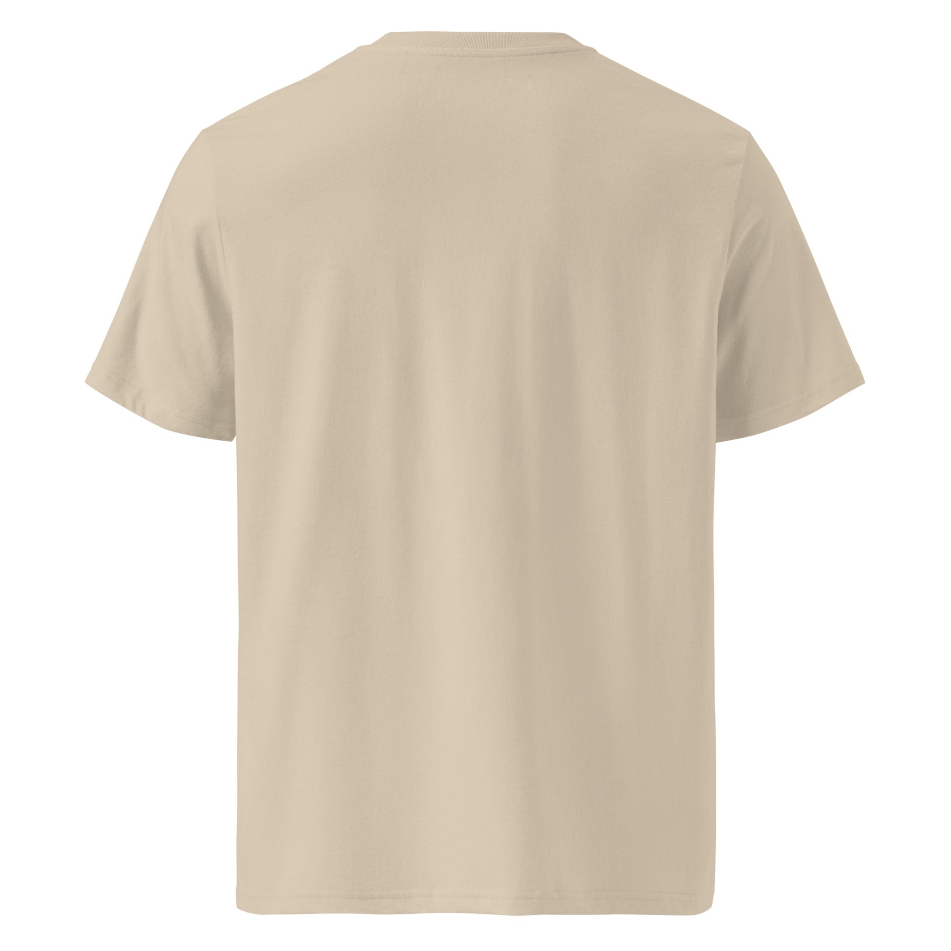 Eco-Friendly Owl Clothing Embroidered Unisex Organic Ribbed Neck T-Shirt "Grow With Care" Dudeily