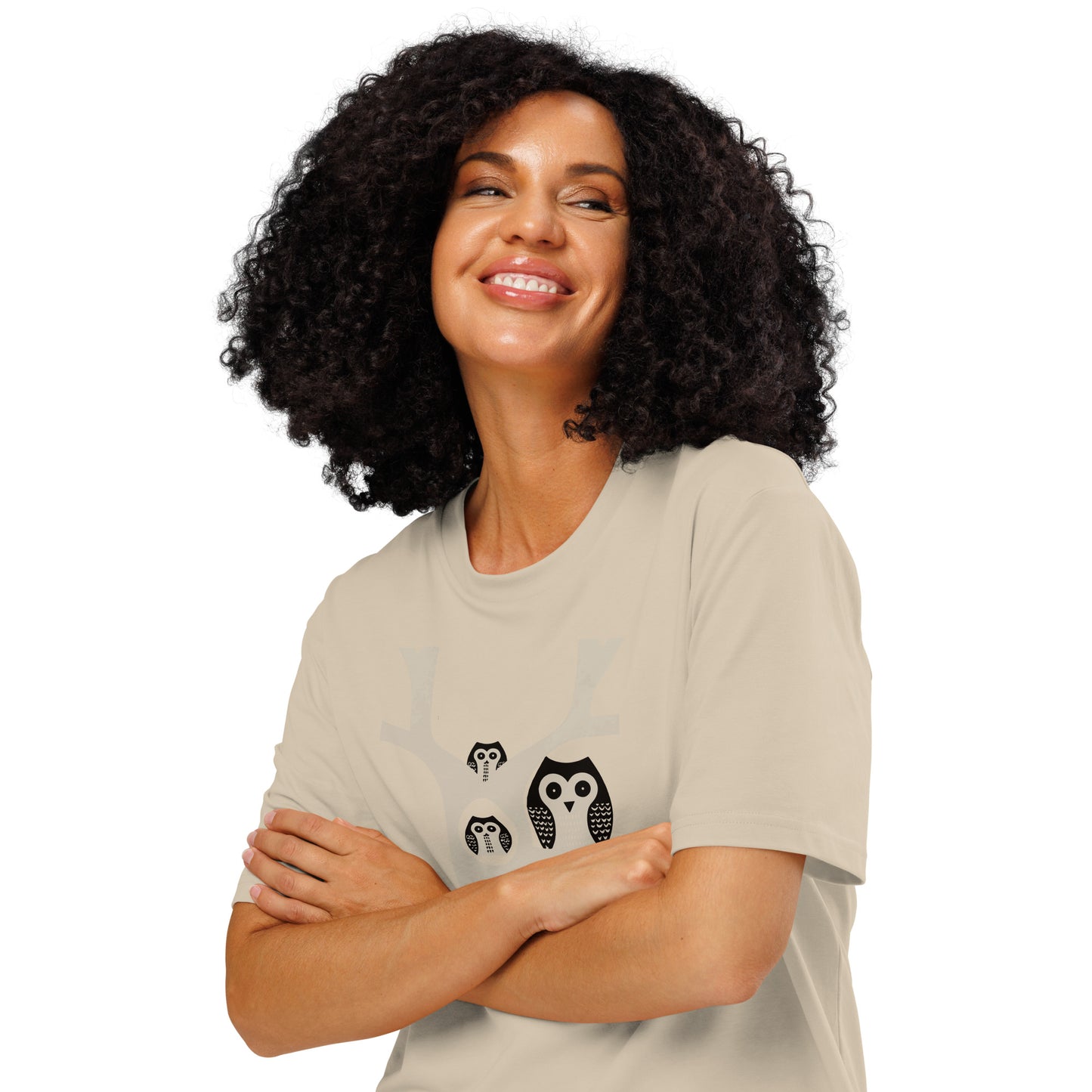 Unisex Organic Ribbed Neck T-Shirt – OwlNest Sustainable Fashion for Family Day Vibes Dudeily