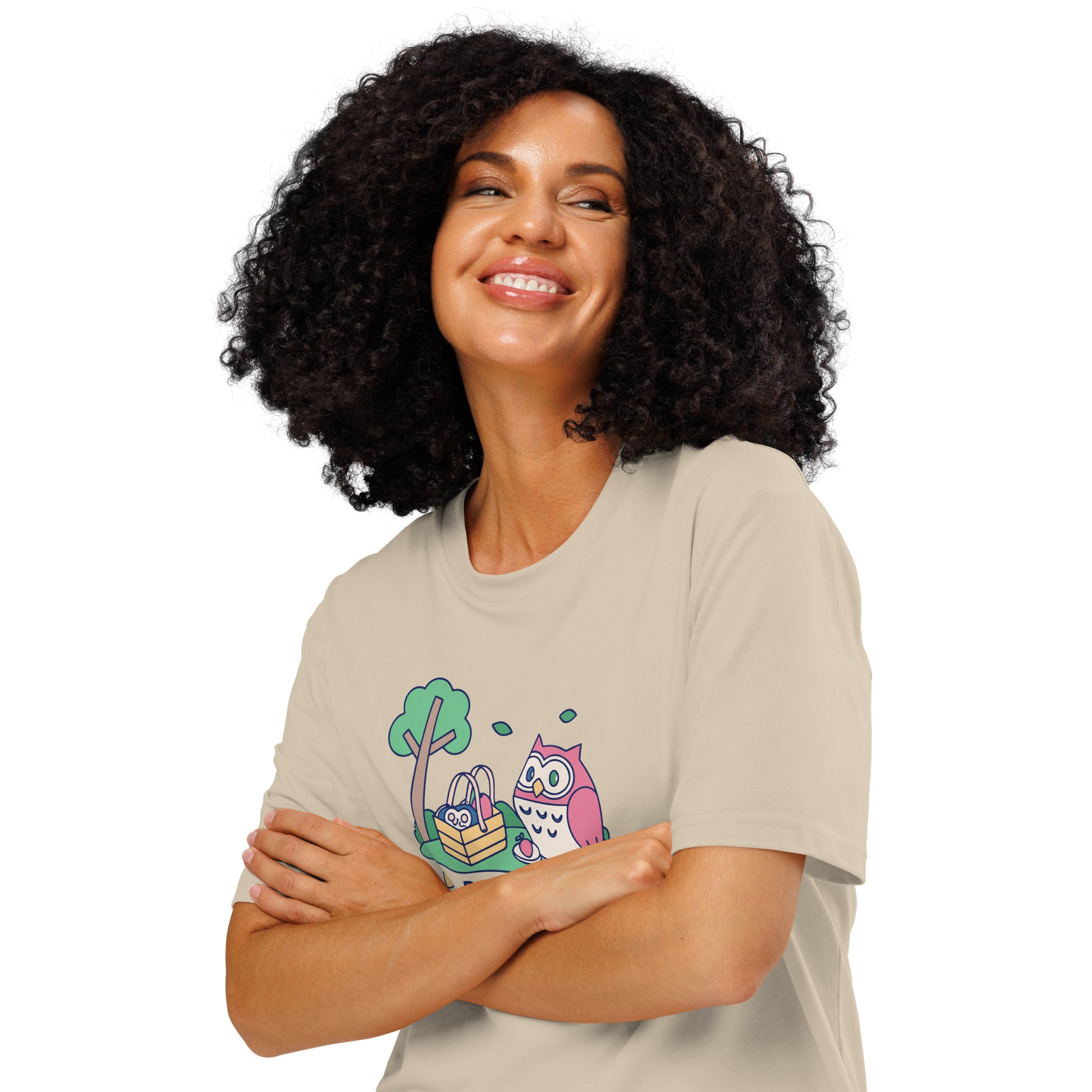 Unisex Organic Ribbed Neck T-Shirt – OwlThread Sustainable Fashion Pick for Family Day Dudeily