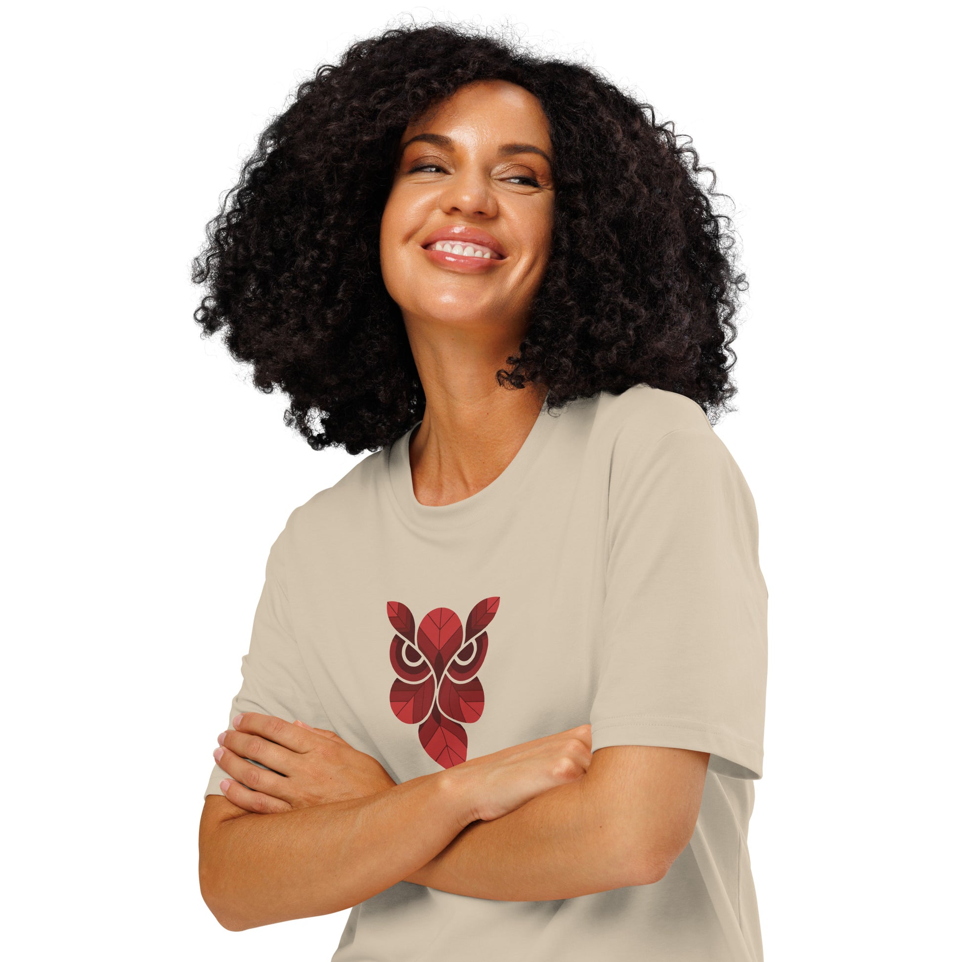 Unisex Organic Ribbed Neck T-Shirt: 'Forever Wise' | Sustainable Owl Fashion USA Dudeily