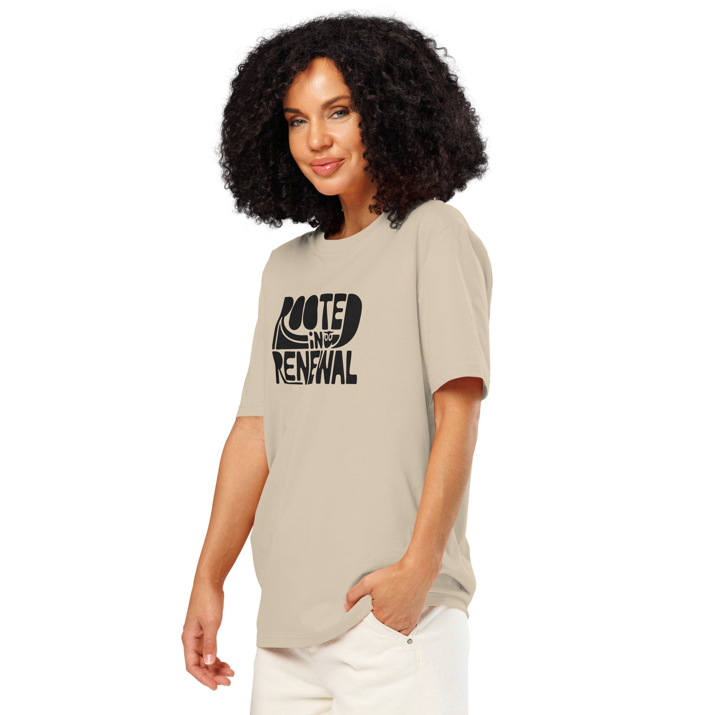 Unisex Essential Organic Hoodie "Rooted In Renewal" – Owl Print Sustainable Fashion Dudeily