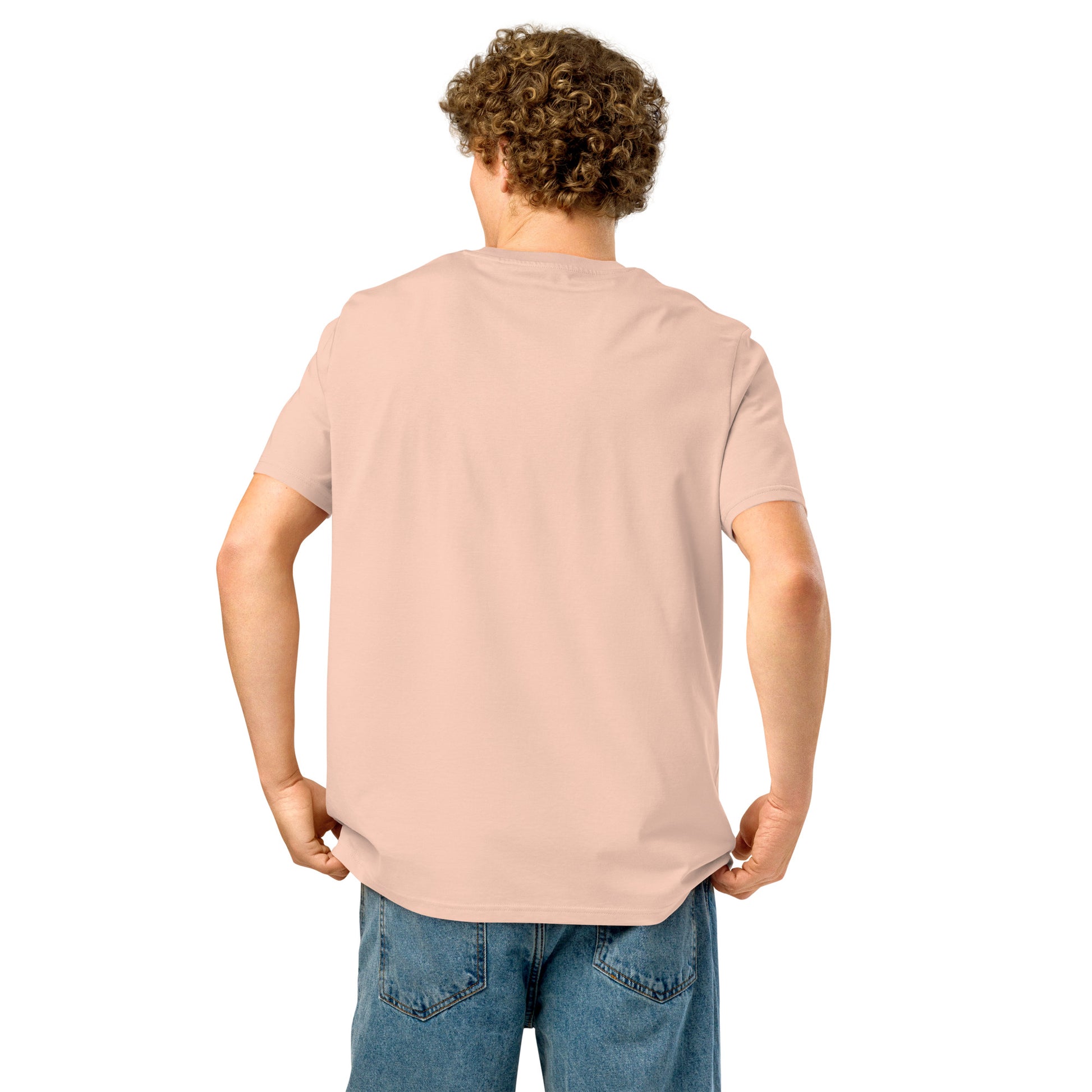 Eco-Friendly Owl Clothing Embroidered Unisex Organic Ribbed Neck T-Shirt "Grow With Care" Dudeily