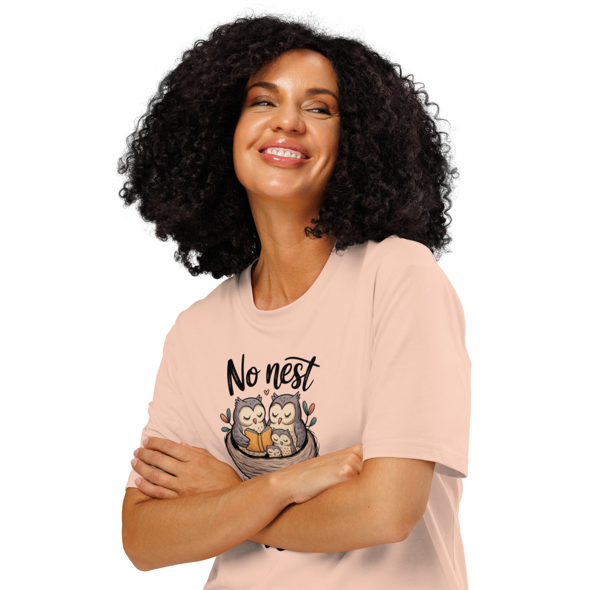 Unisex Organic Ribbed Neck T-Shirt – OwlThread Sustainable Fashion Tee for Family Day Style Dudeily