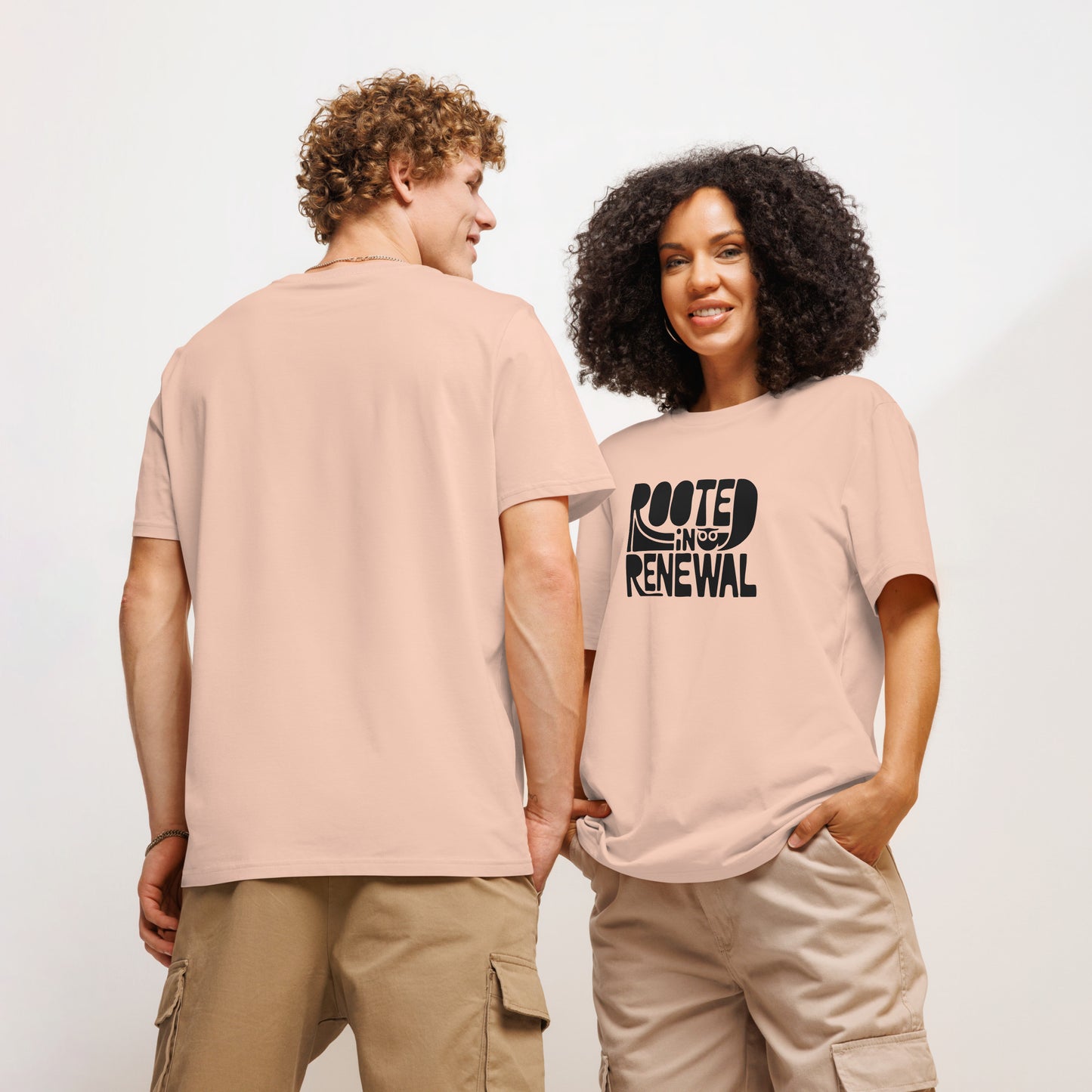 Unisex Essential Organic Hoodie "Rooted In Renewal" – Owl Print Sustainable Fashion Dudeily