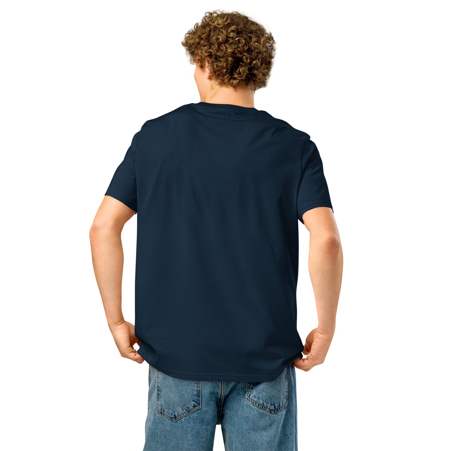 Eco-Friendly Owl Clothing Embroidered Unisex Organic Ribbed Neck T-Shirt "Grow With Care" Dudeily