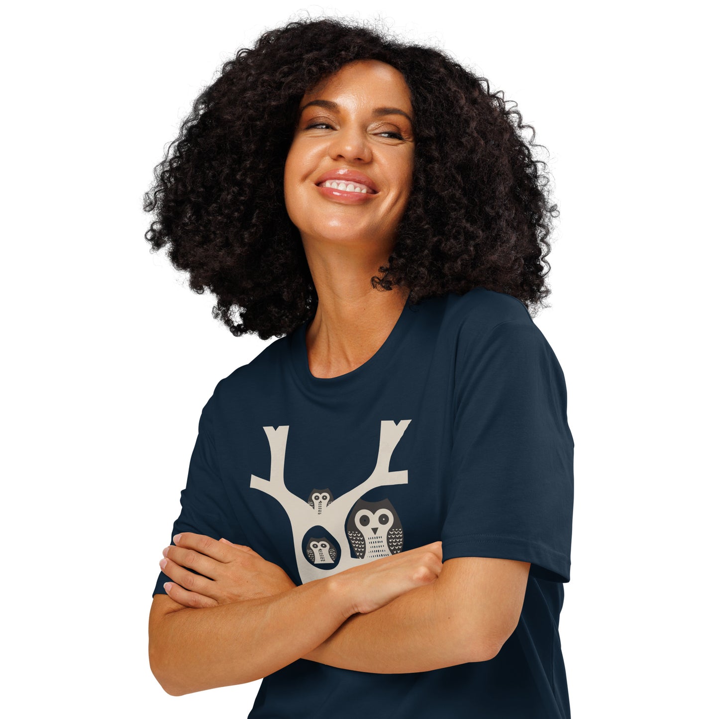 Unisex Organic Ribbed Neck T-Shirt – OwlNest Sustainable Fashion for Family Day Vibes Dudeily