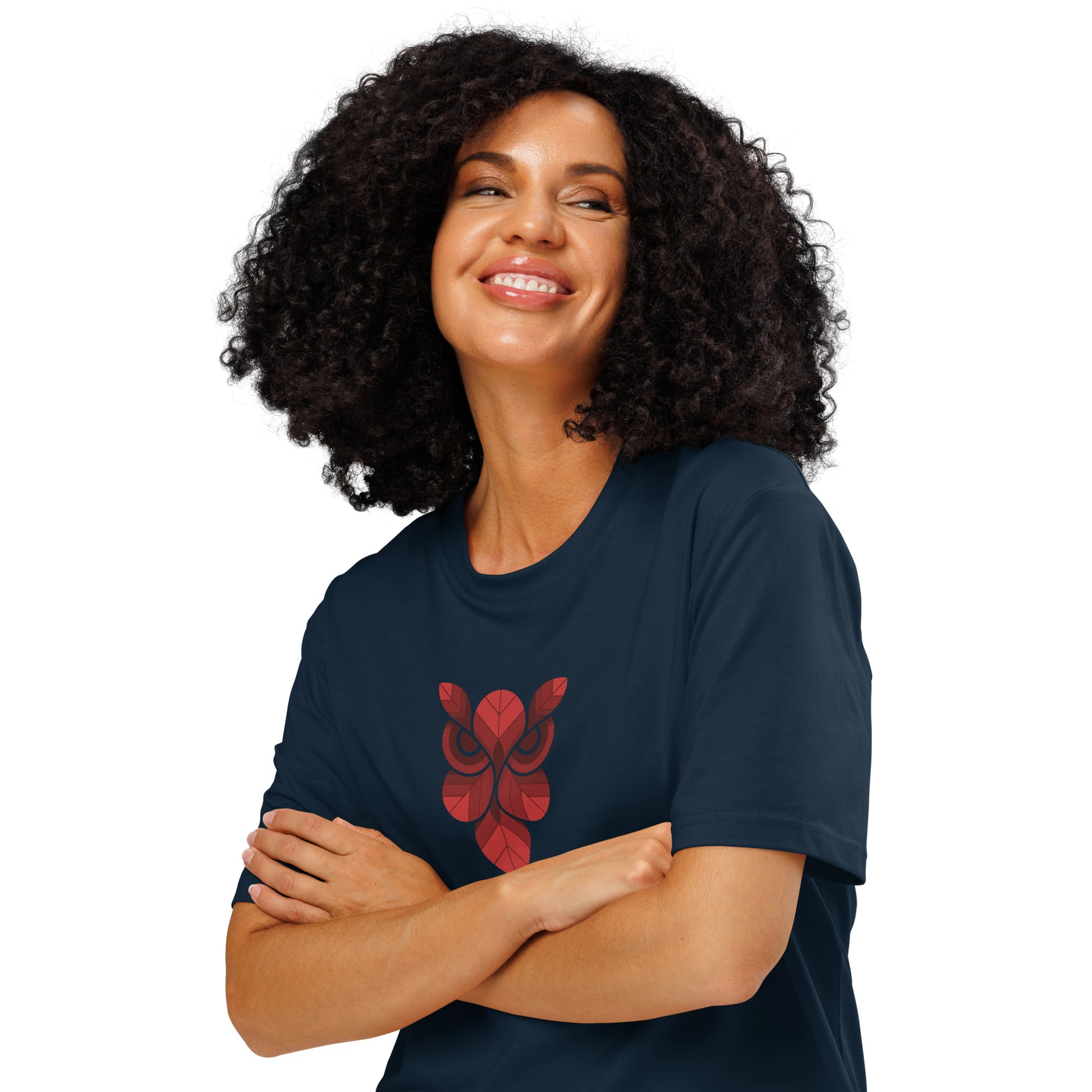 Unisex Organic Ribbed Neck T-Shirt: 'Forever Wise' | Sustainable Owl Fashion USA Dudeily