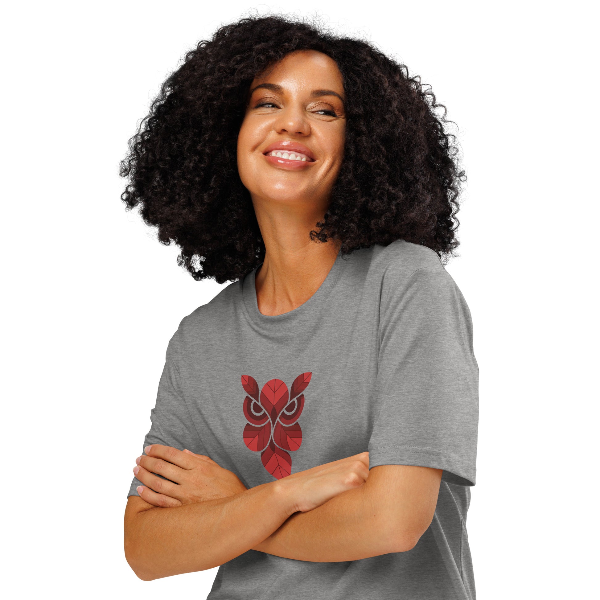 Unisex Organic Ribbed Neck T-Shirt: 'Forever Wise' | Sustainable Owl Fashion USA Dudeily