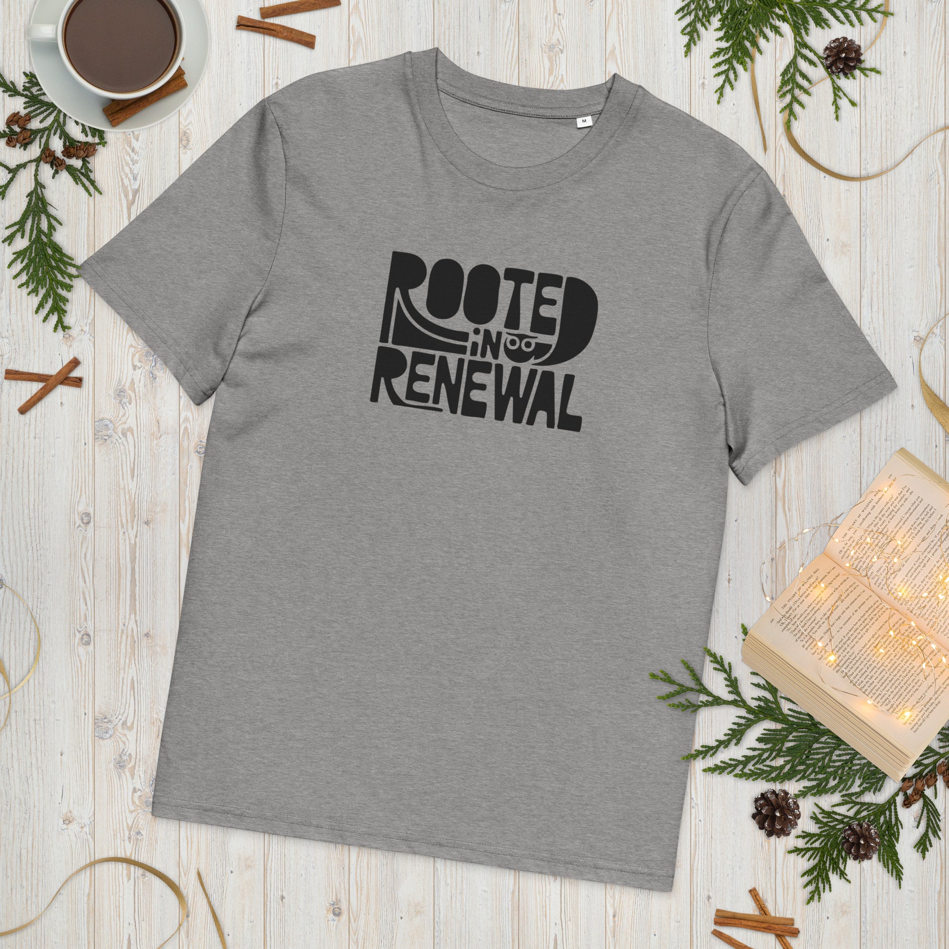 Unisex Essential Organic Hoodie "Rooted In Renewal" – Owl Print Sustainable Fashion Dudeily