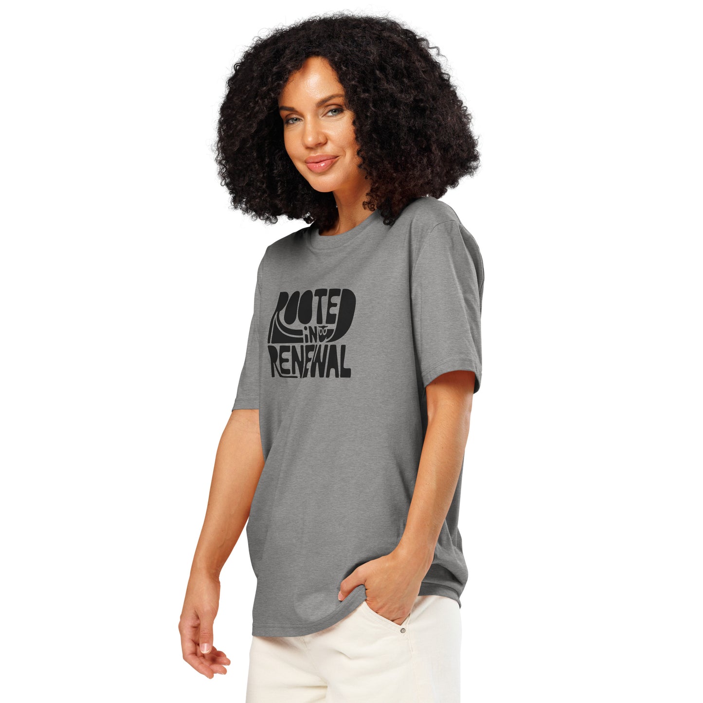 Unisex Essential Organic Hoodie "Rooted In Renewal" – Owl Print Sustainable Fashion Dudeily