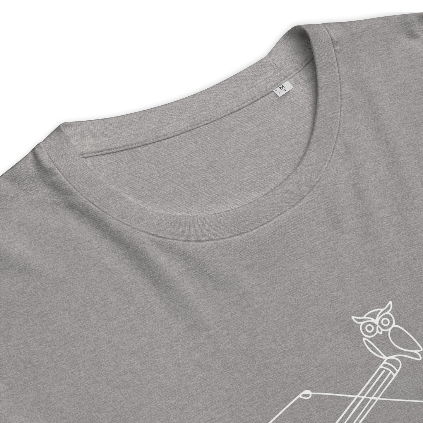 Unisex organic ribbed neck t-shirt Dudeily