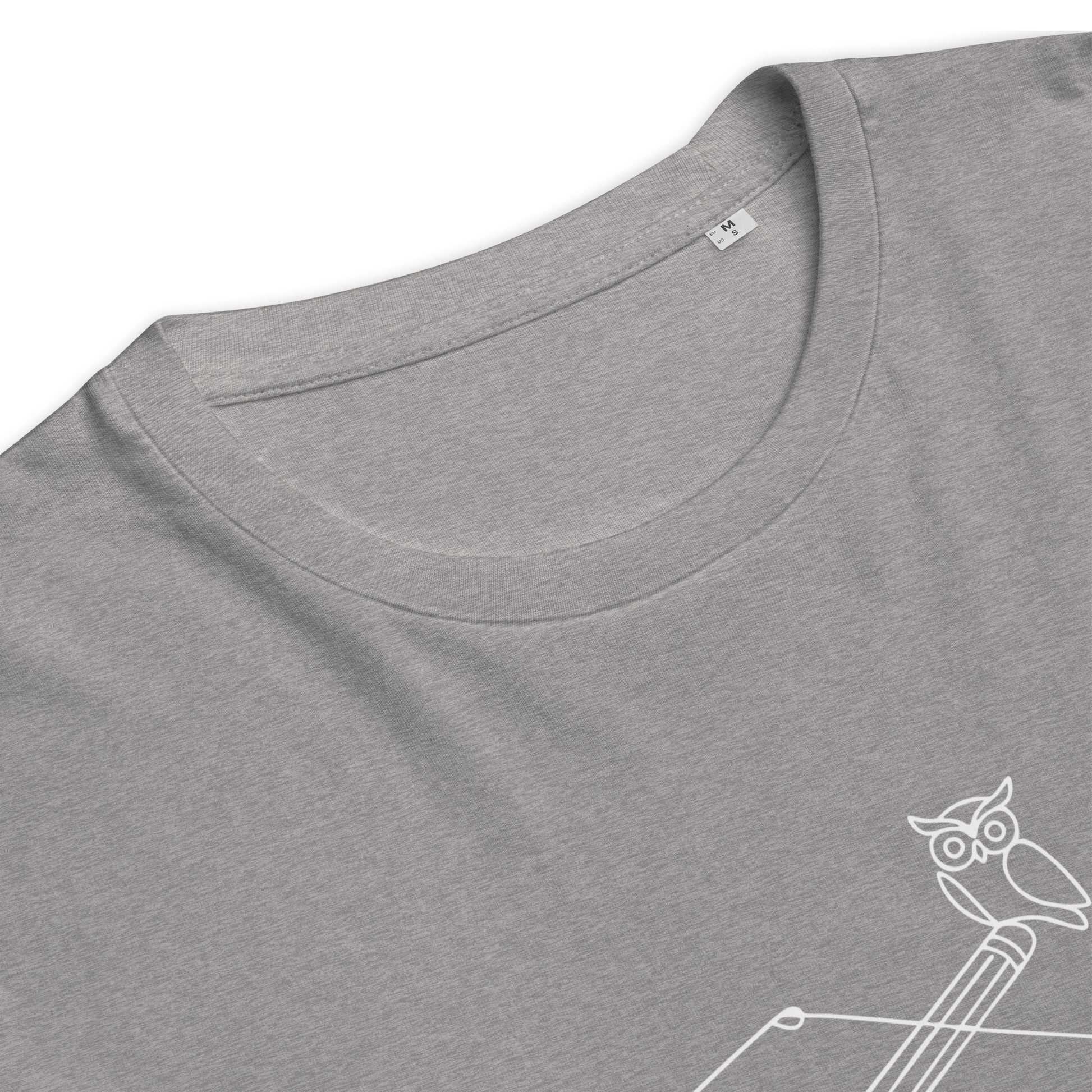 Unisex organic ribbed neck t-shirt Dudeily