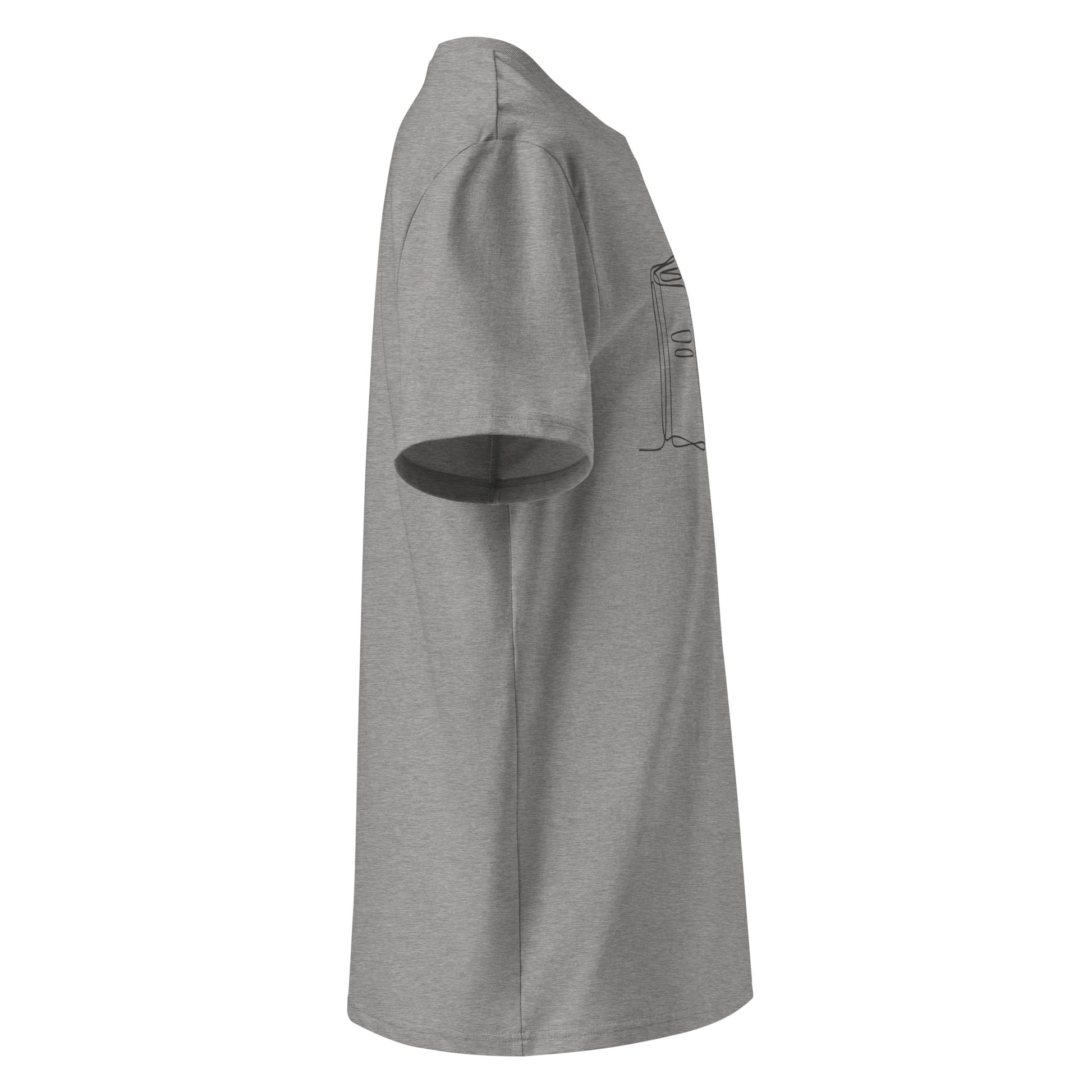 Unisex organic ribbed neck t-shirt Dudeily