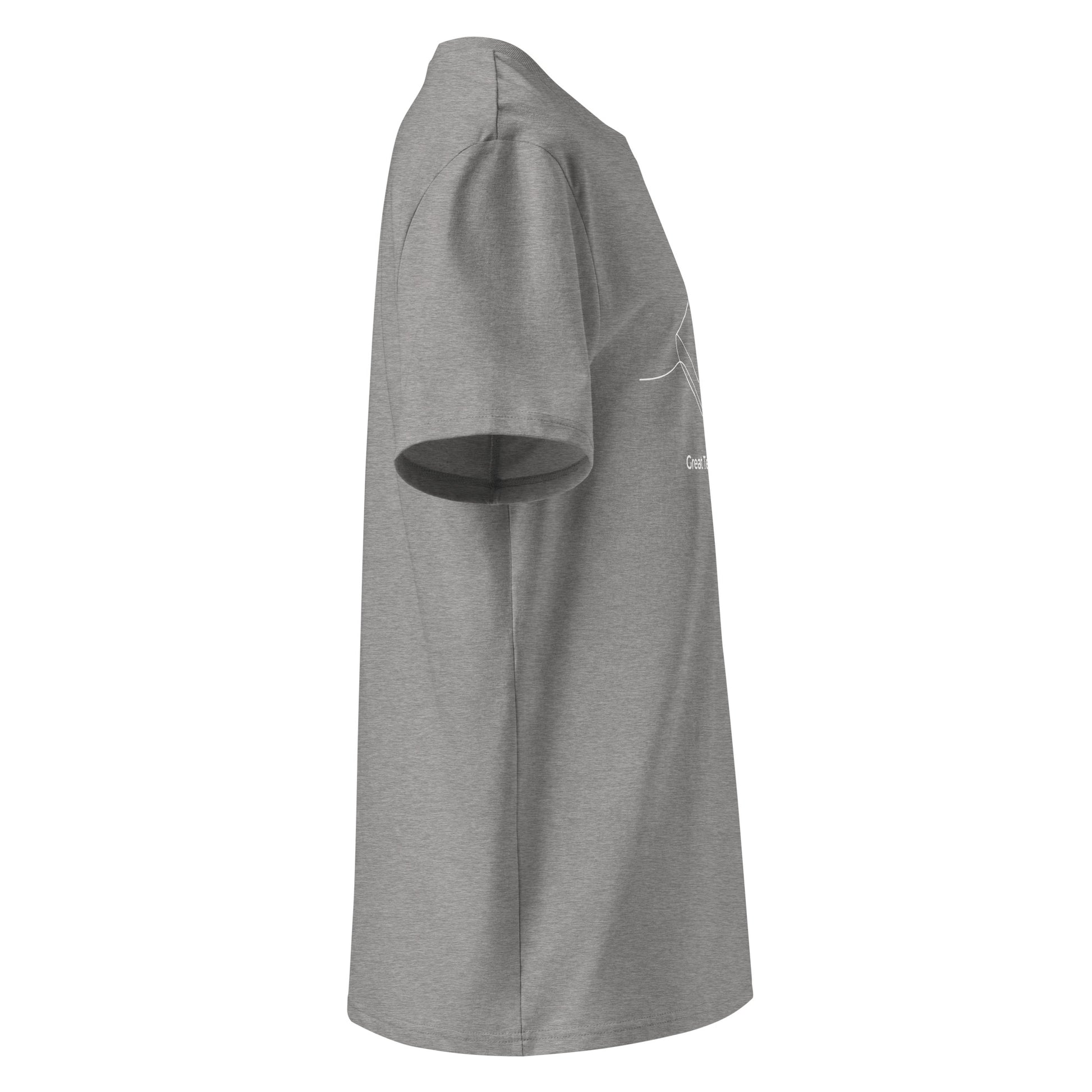 Unisex organic ribbed neck t-shirt Dudeily