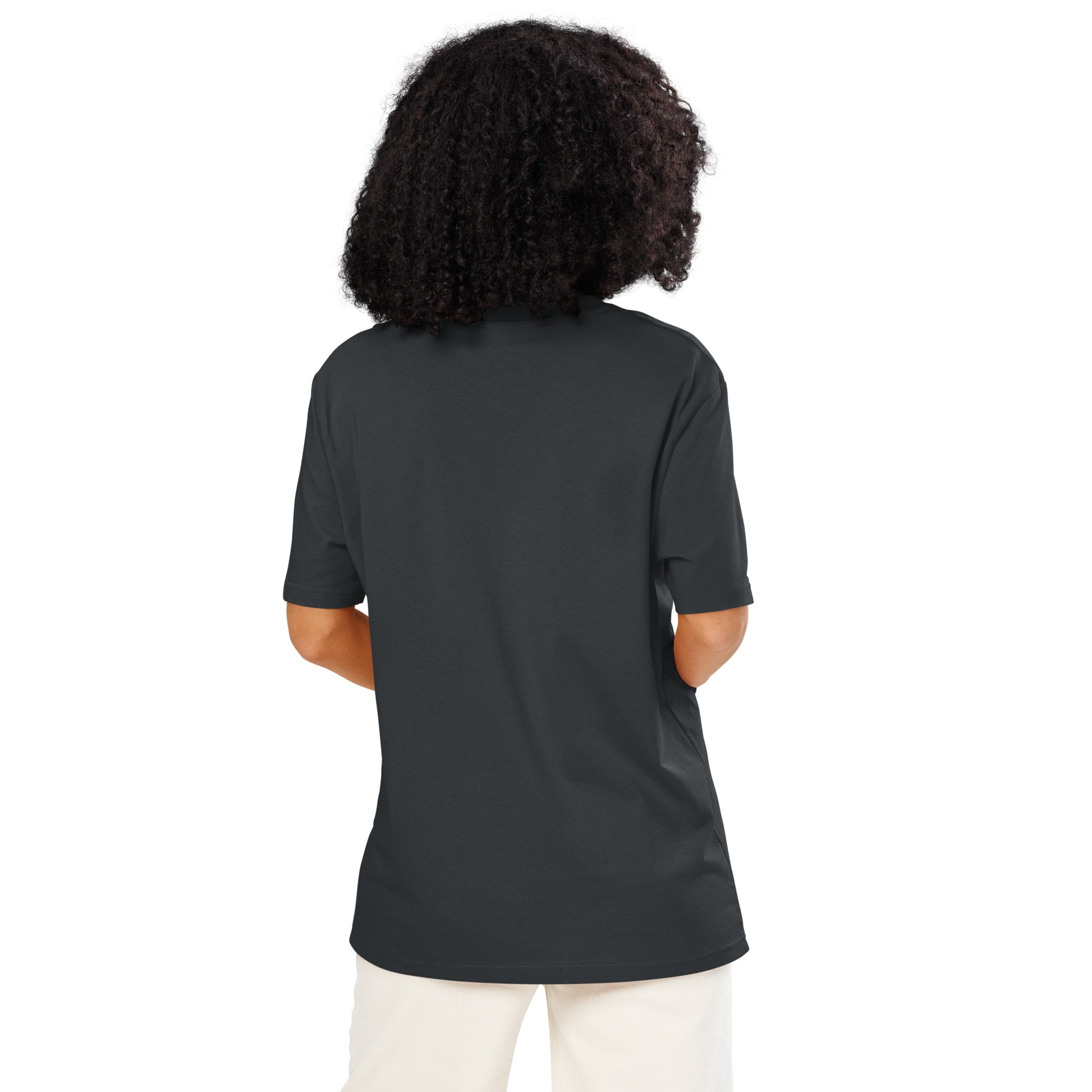 Eco-Friendly Owl Clothing Embroidered Unisex Organic Ribbed Neck T-Shirt "Hope Has Feathers" Dudeily
