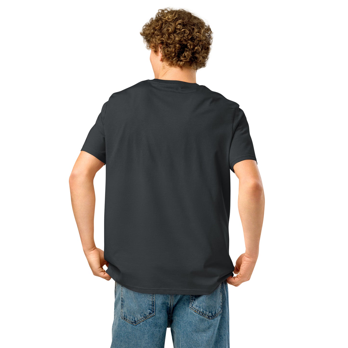 Eco-Friendly Owl Clothing Embroidered Unisex Organic Ribbed Neck T-Shirt "Grow With Care" Dudeily