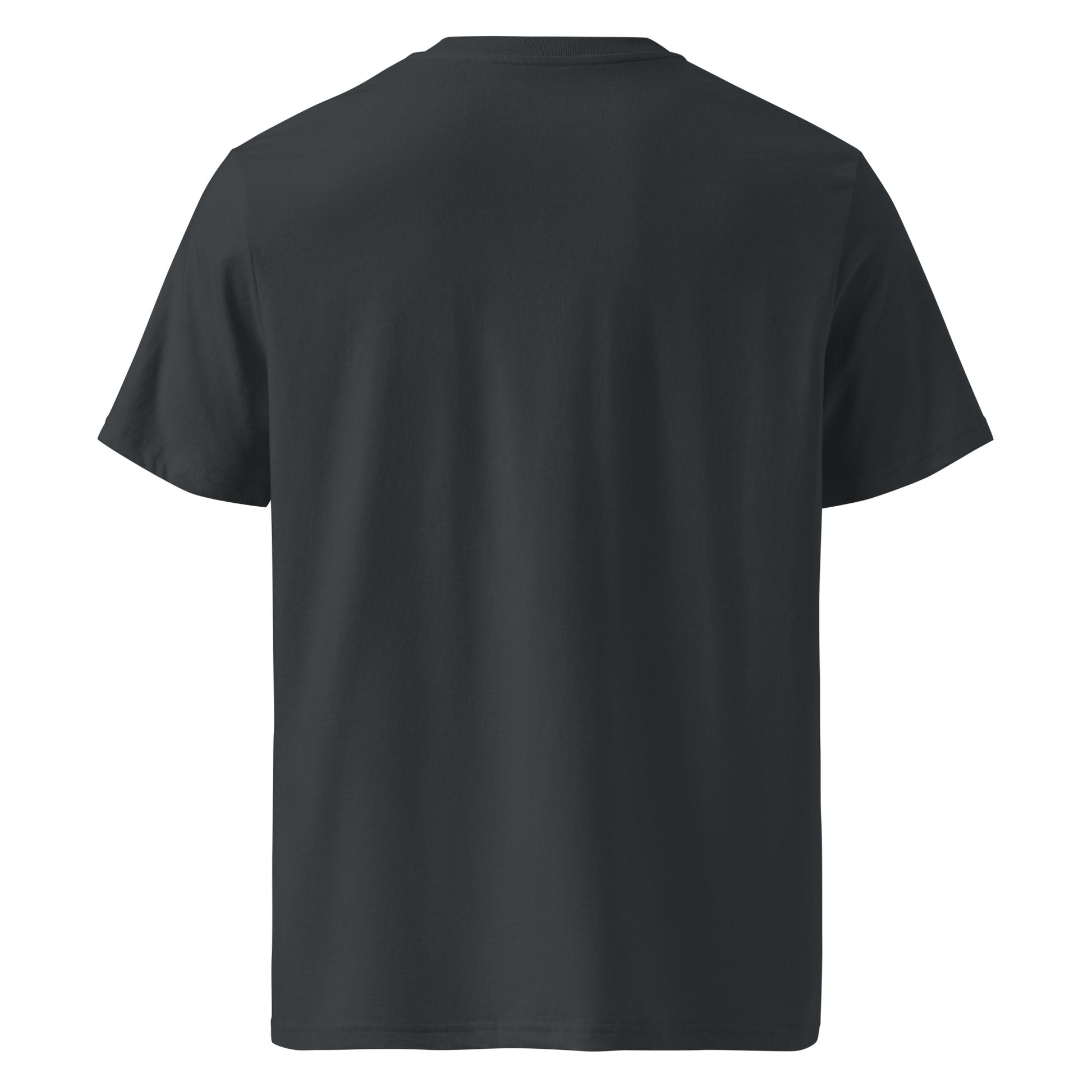 Eco-Friendly Owl Clothing Embroidered Unisex Organic Ribbed Neck T-Shirt "Grow With Care" Dudeily