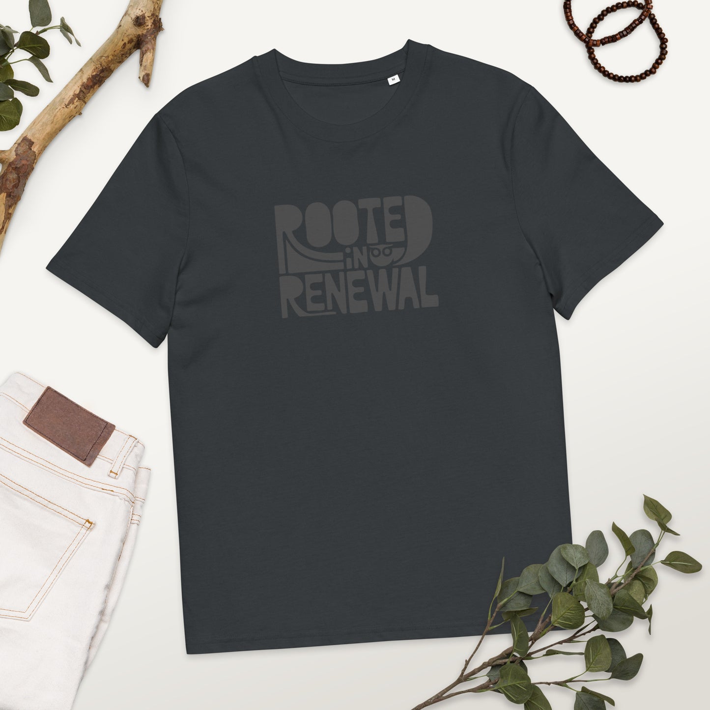 Unisex Essential Organic Hoodie "Rooted In Renewal" – Owl Print Sustainable Fashion Dudeily