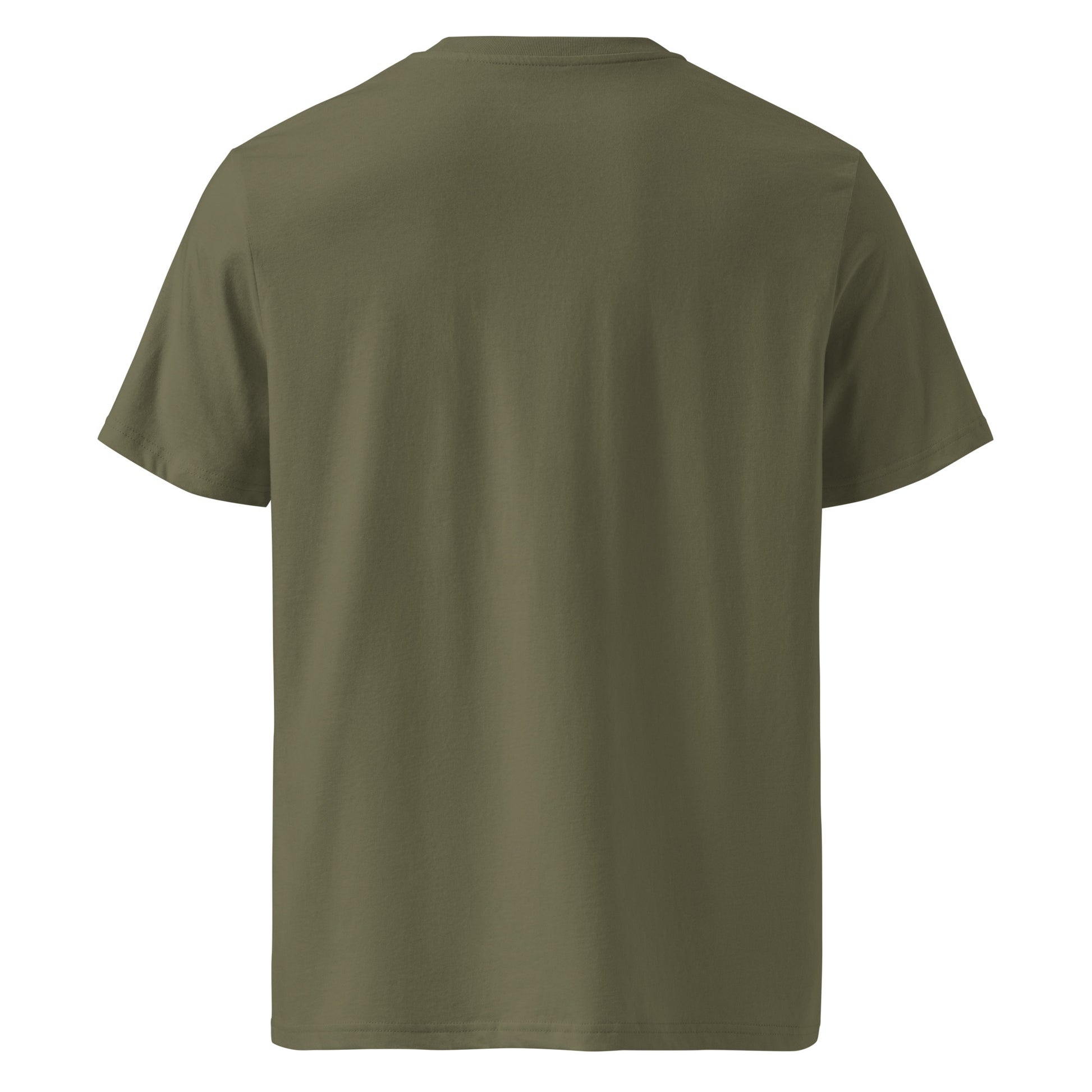 Eco-Friendly Owl Clothing Embroidered Unisex Organic Ribbed Neck T-Shirt "Grow With Care" Dudeily