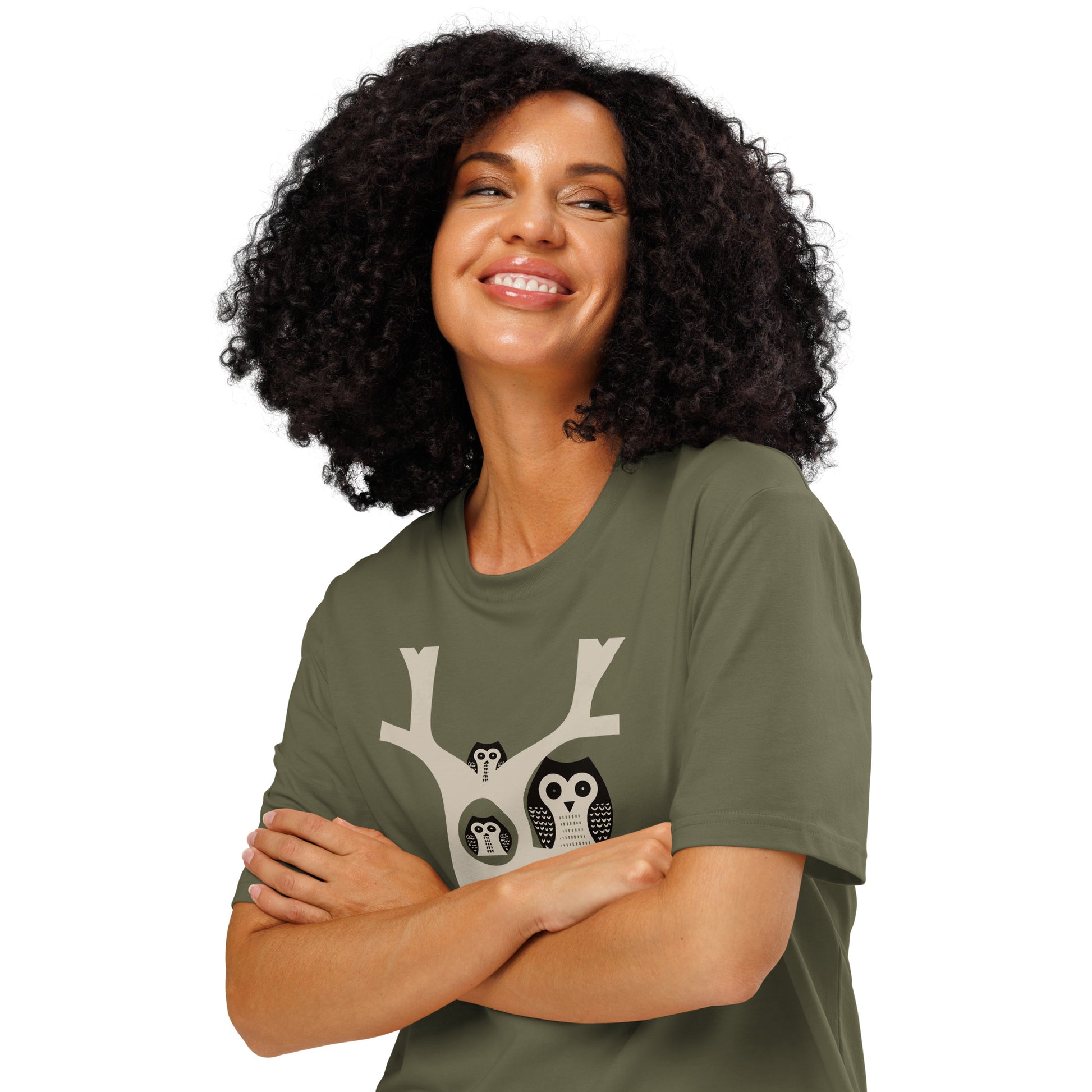 Unisex Organic Ribbed Neck T-Shirt – OwlNest Sustainable Fashion for Family Day Vibes Dudeily