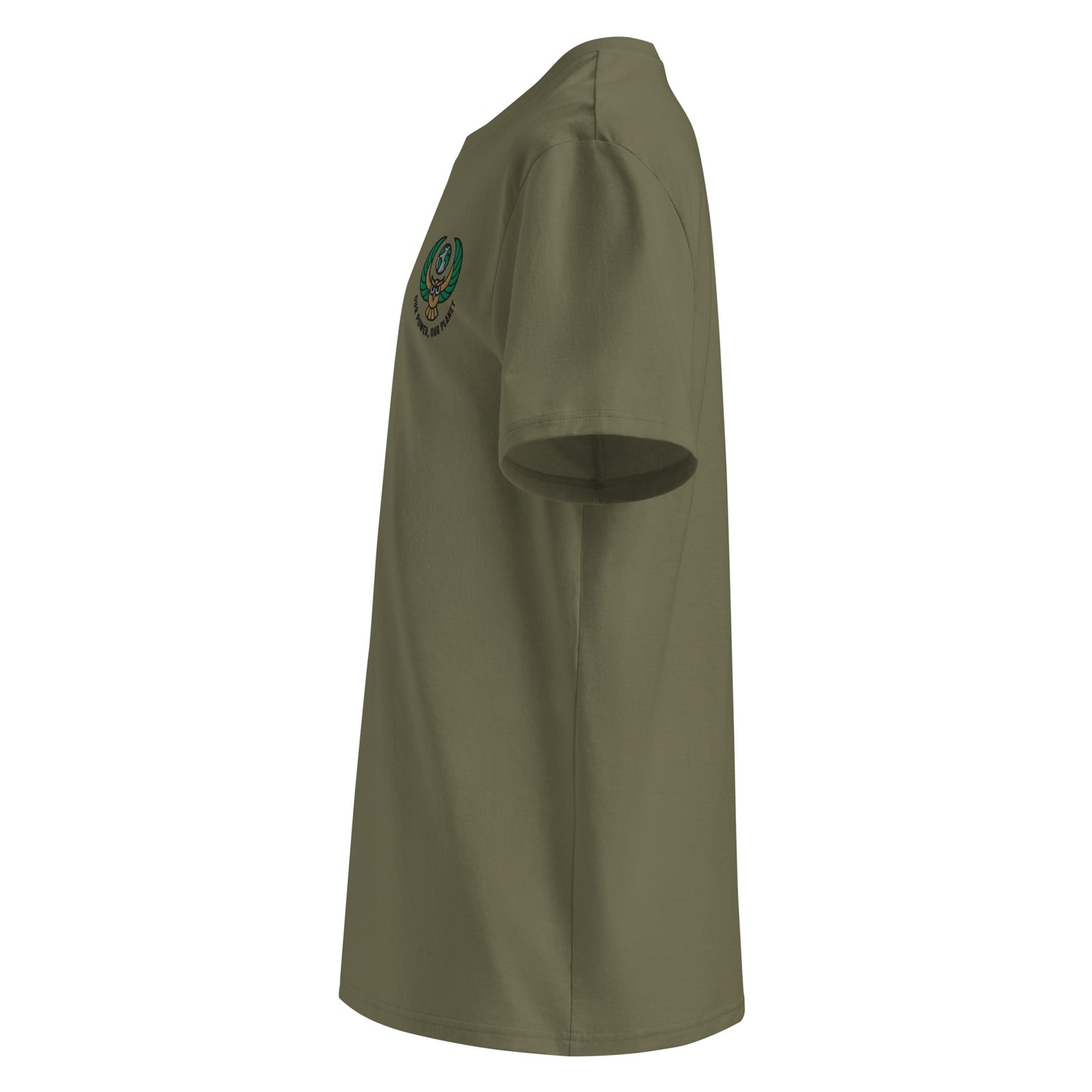 Unisex organic ribbed neck t-shirt Dudeily