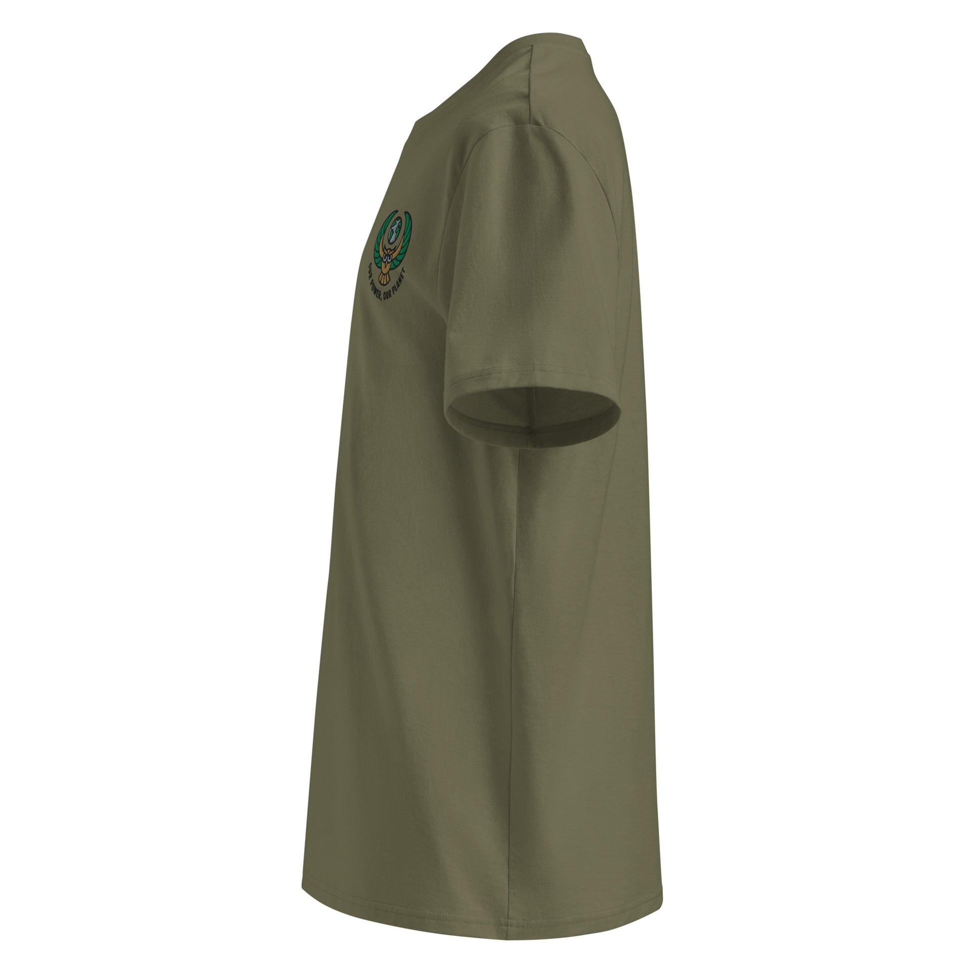 Unisex organic ribbed neck t-shirt Dudeily