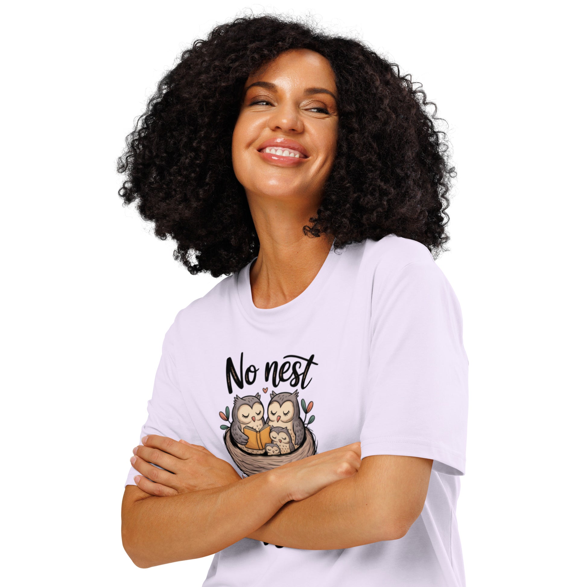 Unisex Organic Ribbed Neck T-Shirt – OwlThread Sustainable Fashion Tee for Family Day Style Dudeily