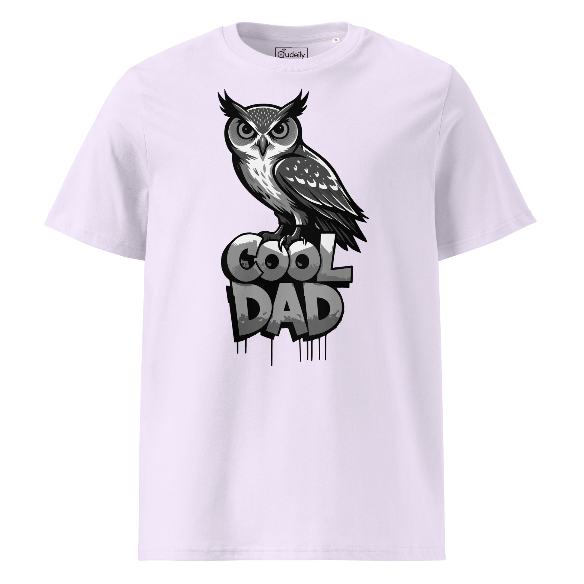 Unisex Organic Ribbed Neck T-Shirt – Owl-Themed Sustainable Fashion for Father’s Day | Dudeily Dudeily