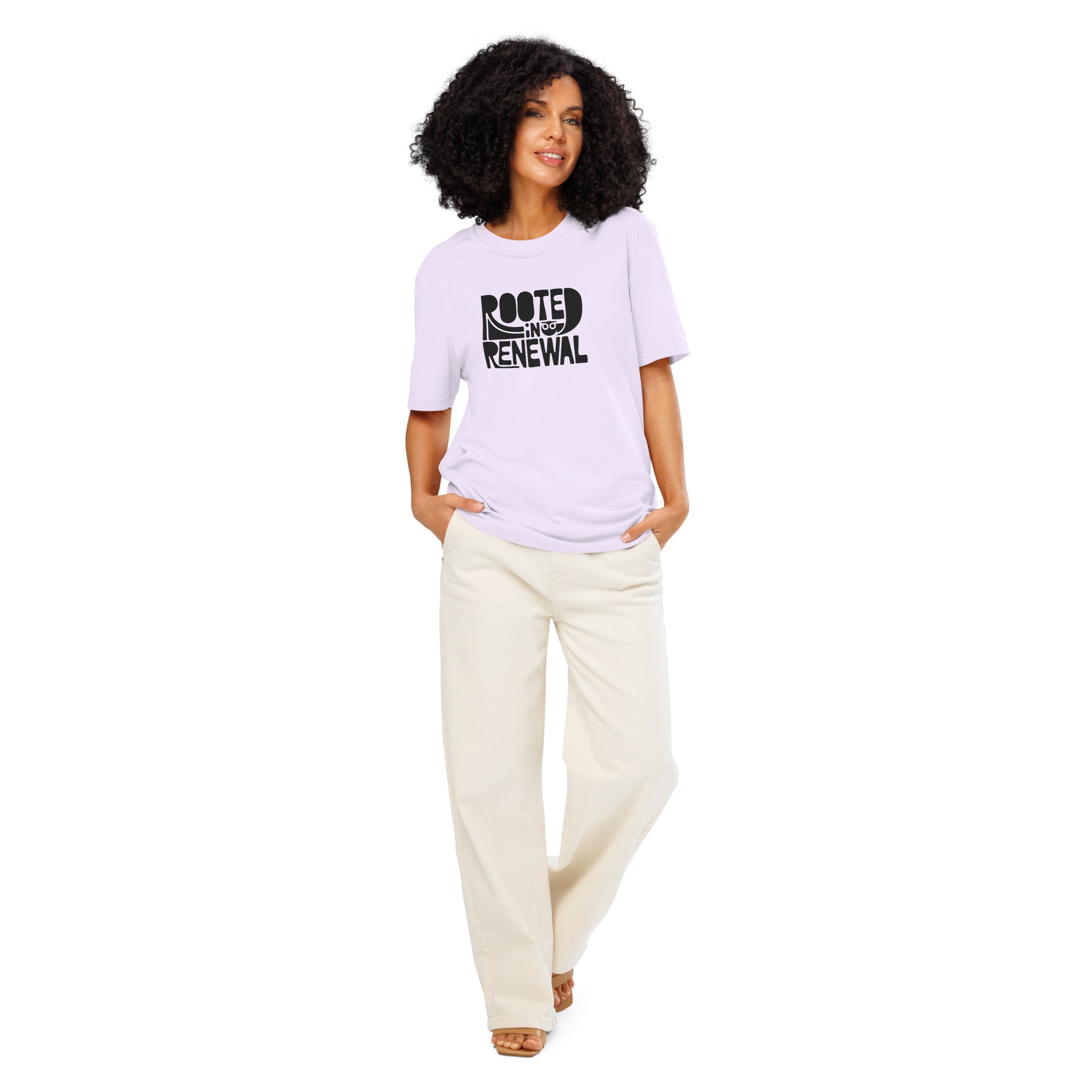 Unisex Essential Organic Hoodie "Rooted In Renewal" – Owl Print Sustainable Fashion Dudeily