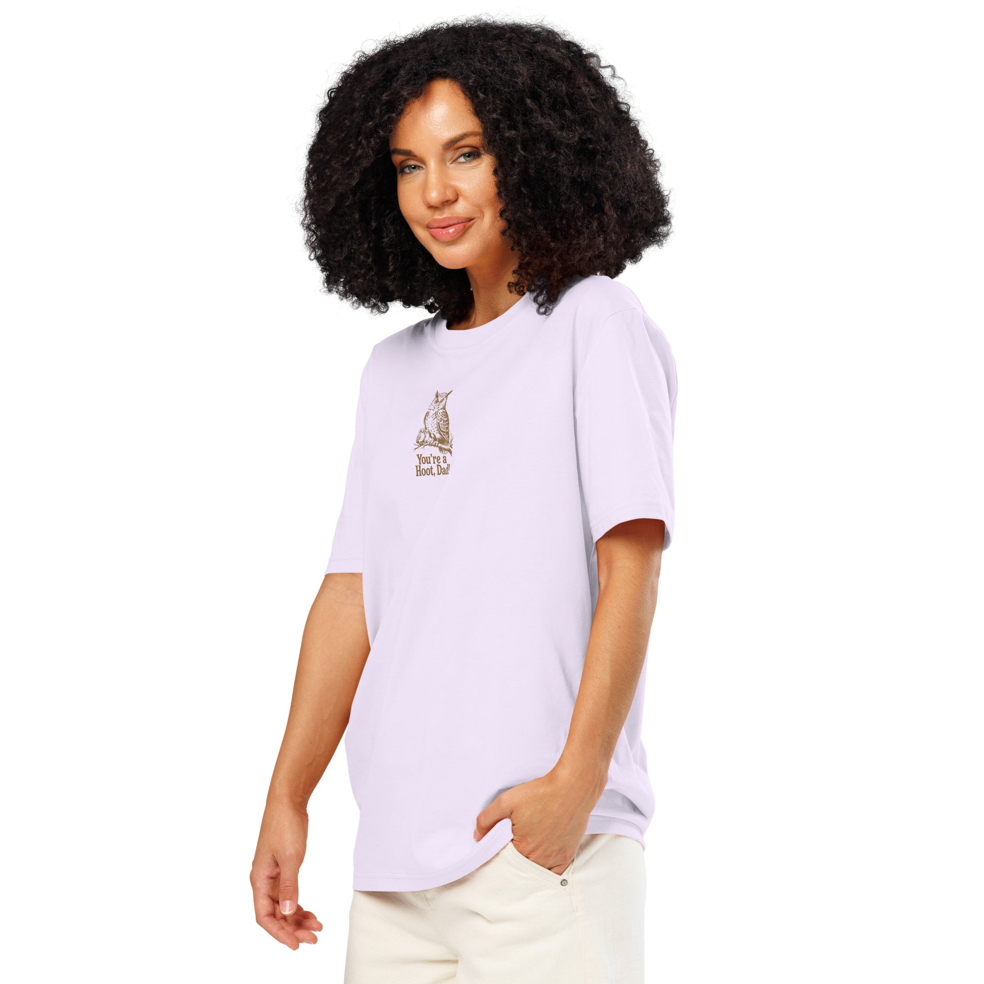 Unisex Organic Ribbed Neck T-Shirt | Owl-Themed Sustainable Eco Fashion for Conscious Shoppers Dudeily