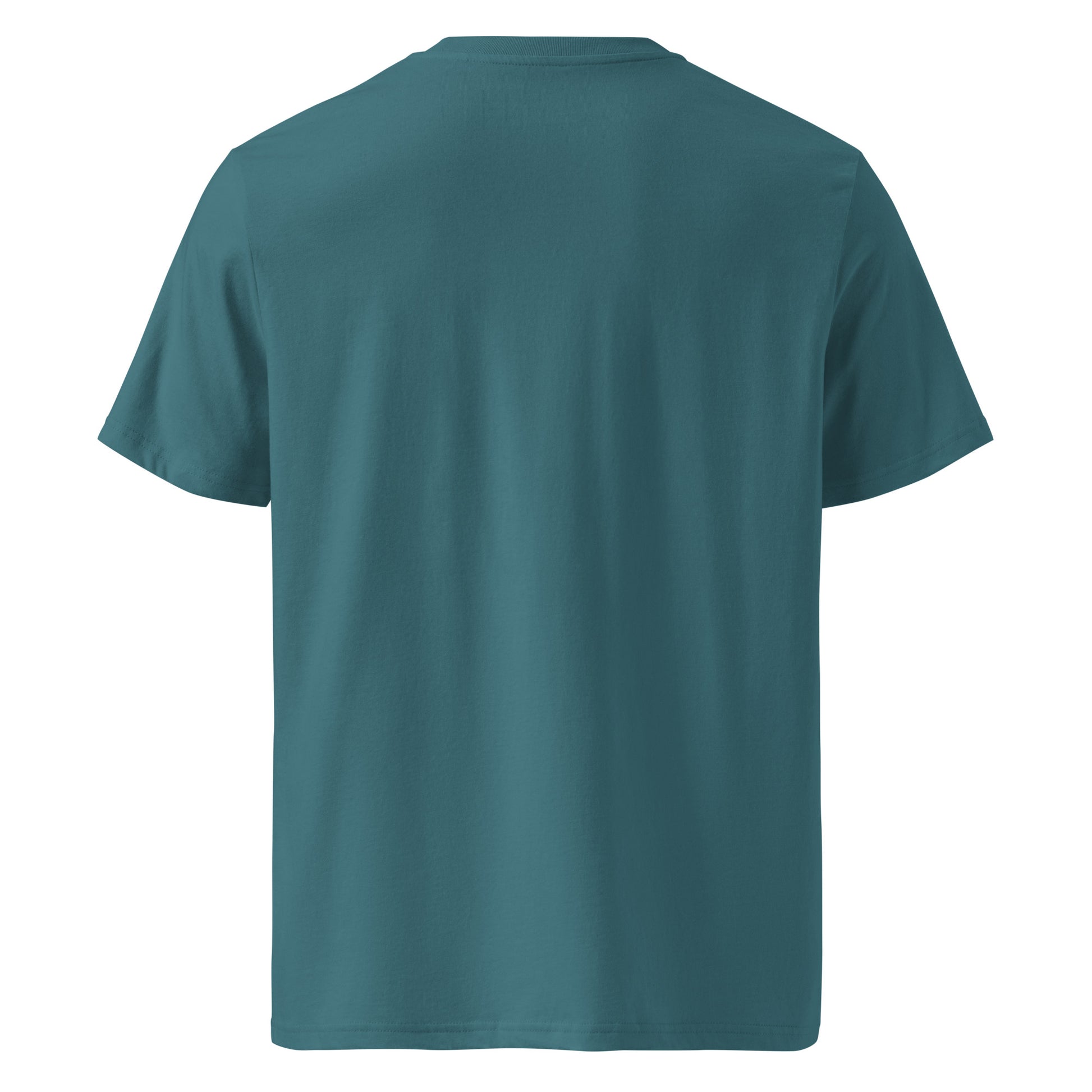 Eco-Friendly Owl Clothing Embroidered Unisex Organic Ribbed Neck T-Shirt "Hope Has Feathers" Dudeily