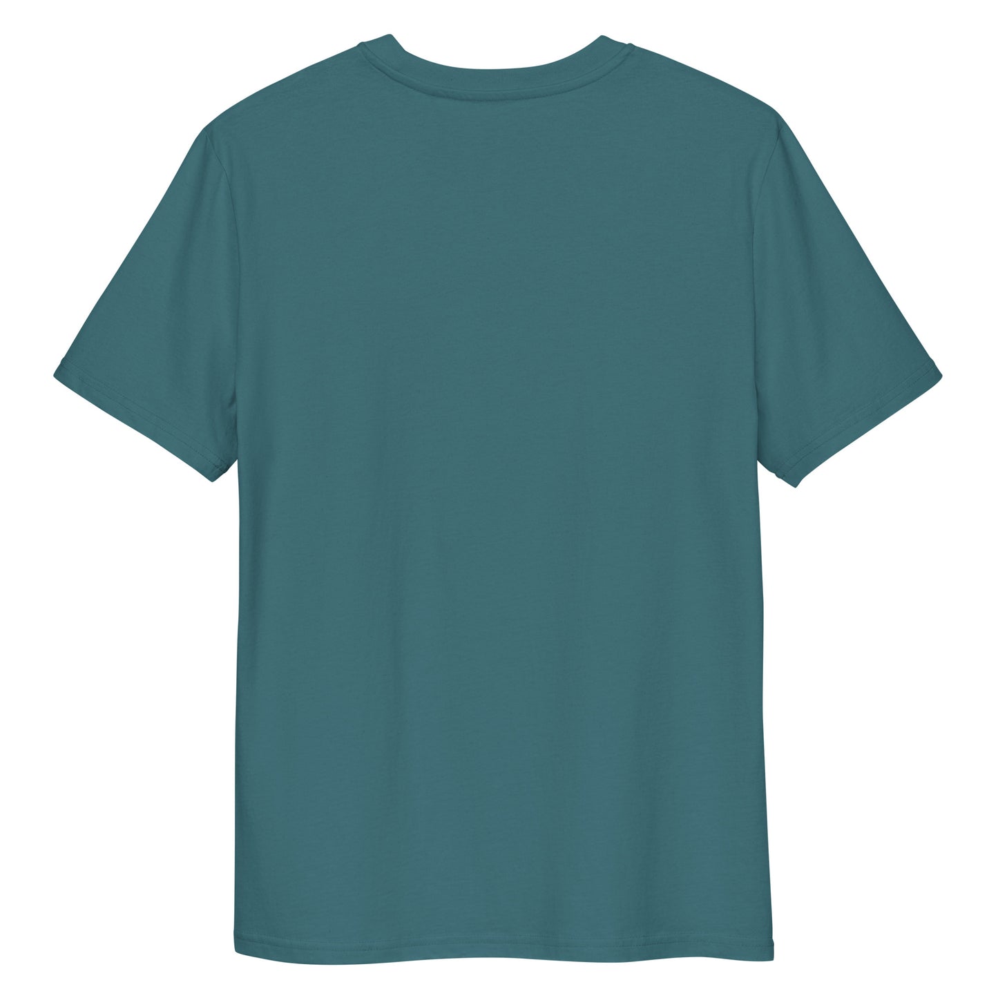Eco-Friendly Owl Clothing Embroidered Unisex Organic Ribbed Neck T-Shirt "Grow With Care" Dudeily