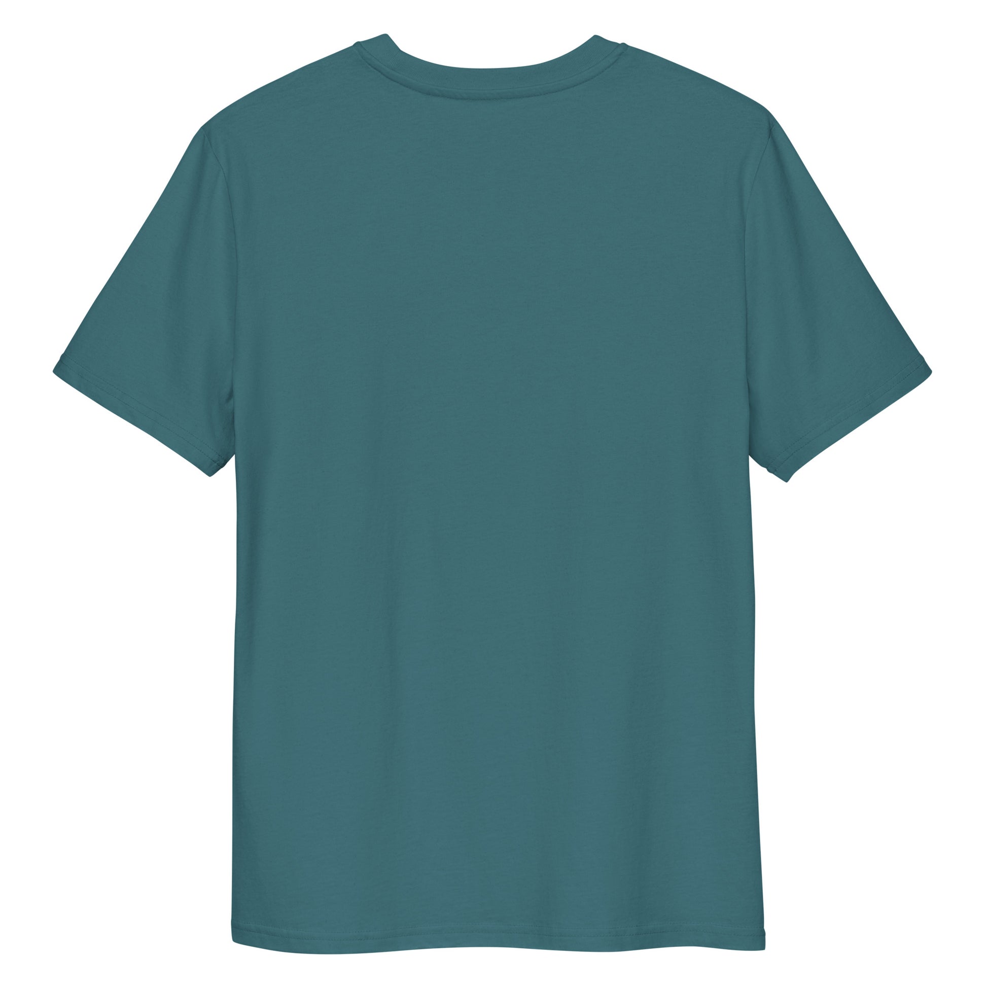 Eco-Friendly Owl Clothing Embroidered Unisex Organic Ribbed Neck T-Shirt "Grow With Care" Dudeily