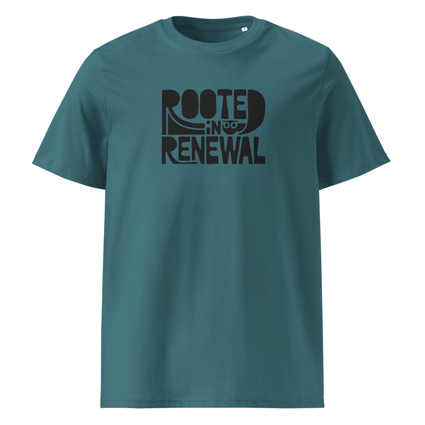 Unisex Essential Organic Hoodie "Rooted In Renewal" – Owl Print Sustainable Fashion Dudeily