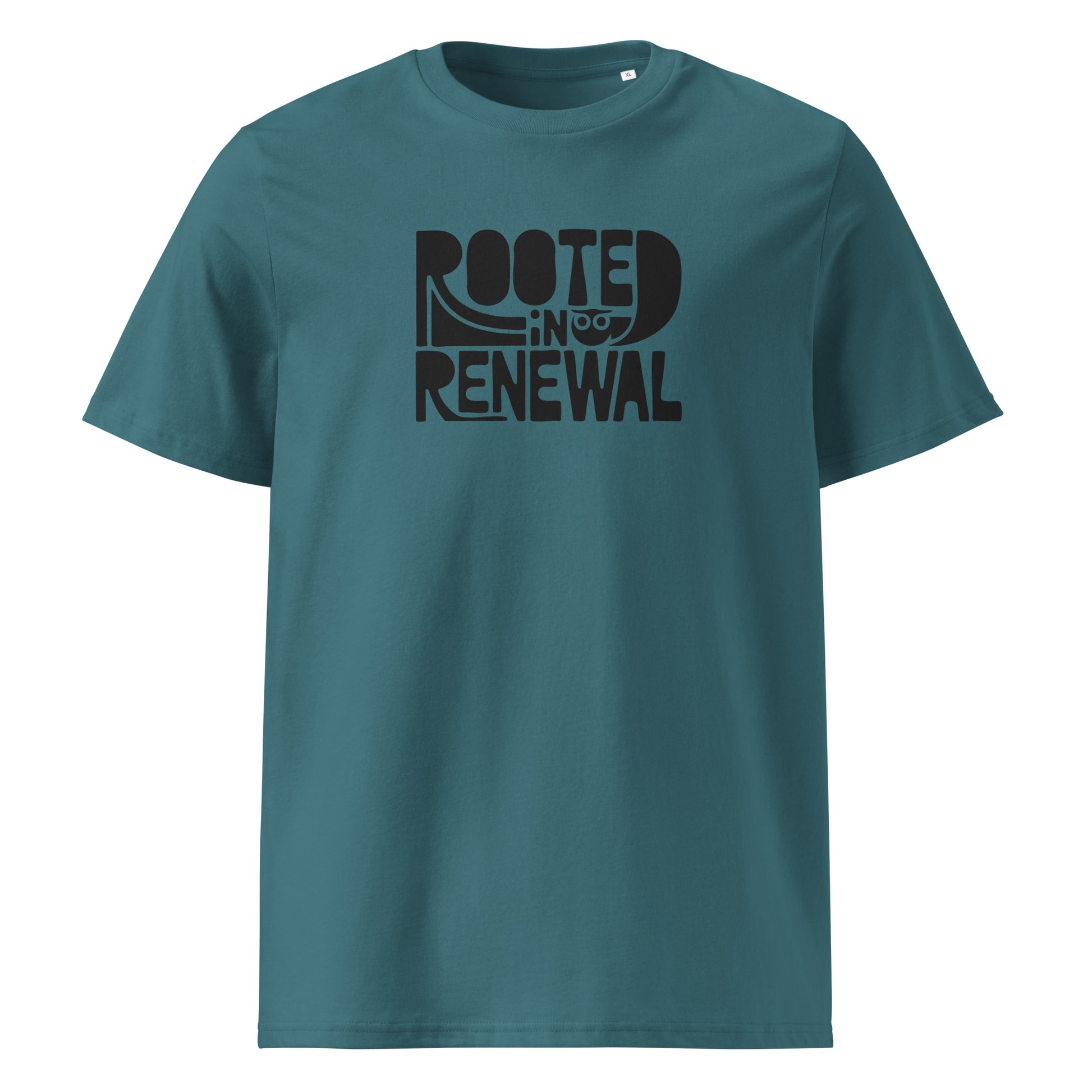 Unisex Essential Organic Hoodie "Rooted In Renewal" – Owl Print Sustainable Fashion Dudeily