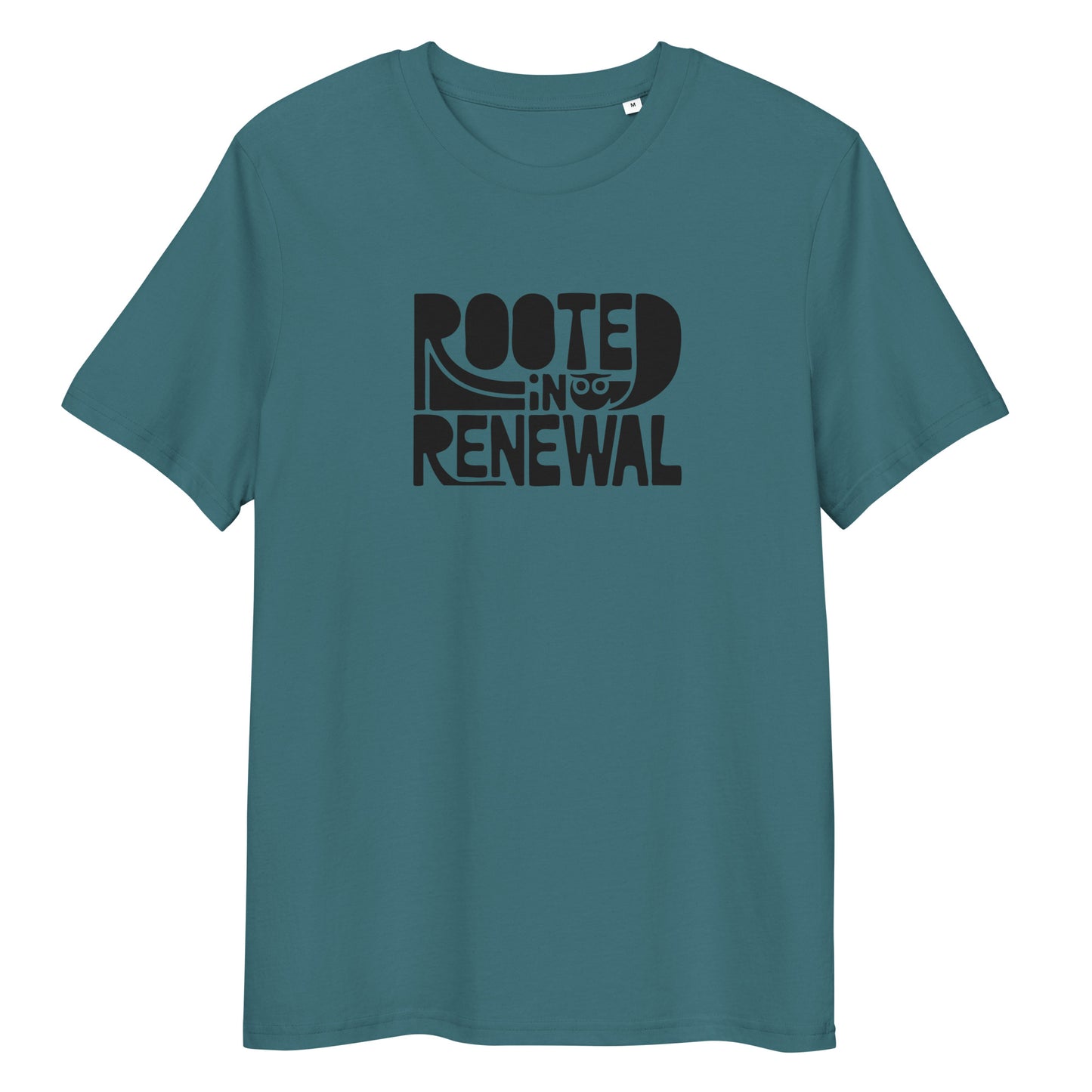 Unisex Essential Organic Hoodie "Rooted In Renewal" – Owl Print Sustainable Fashion Stargazer Dudeily
