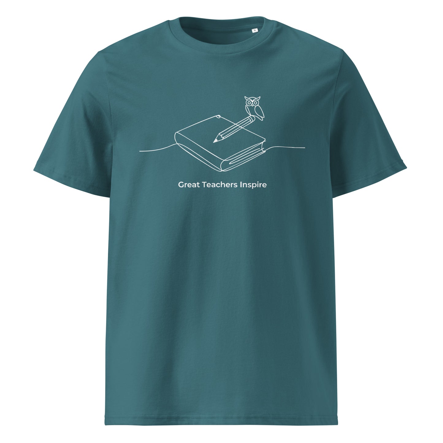 Unisex organic ribbed neck t-shirt Stargazer Dudeily