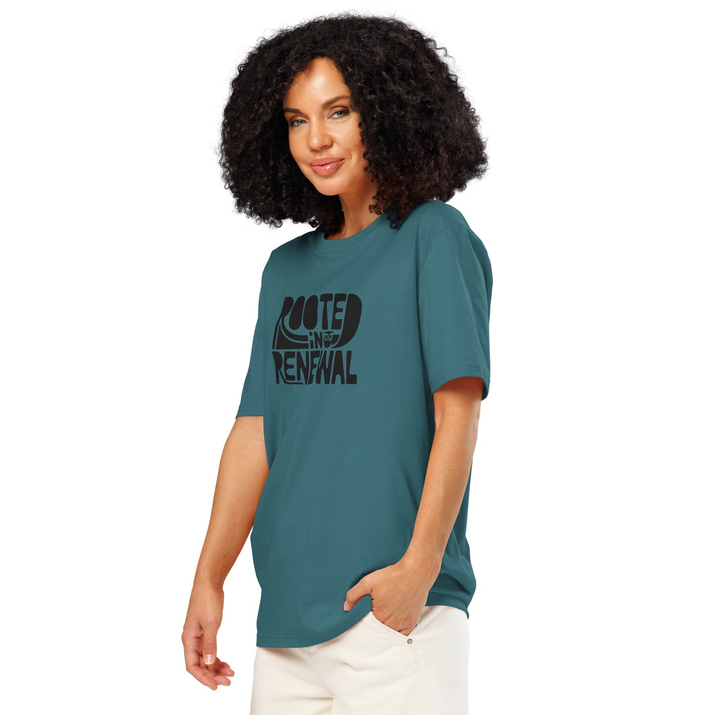 Unisex Essential Organic Hoodie "Rooted In Renewal" – Owl Print Sustainable Fashion Dudeily