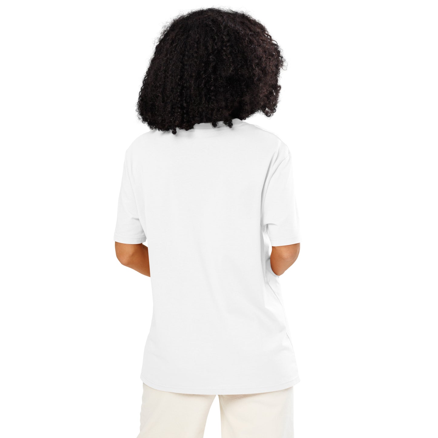 Eco-Friendly Owl Clothing Embroidered Unisex Organic Ribbed Neck T-Shirt "Grow With Care" Dudeily