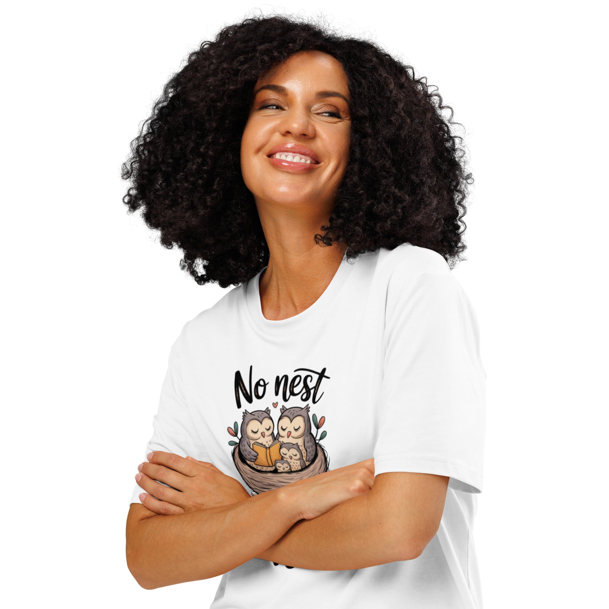 Unisex Organic Ribbed Neck T-Shirt – OwlThread Sustainable Fashion Tee for Family Day Style Dudeily
