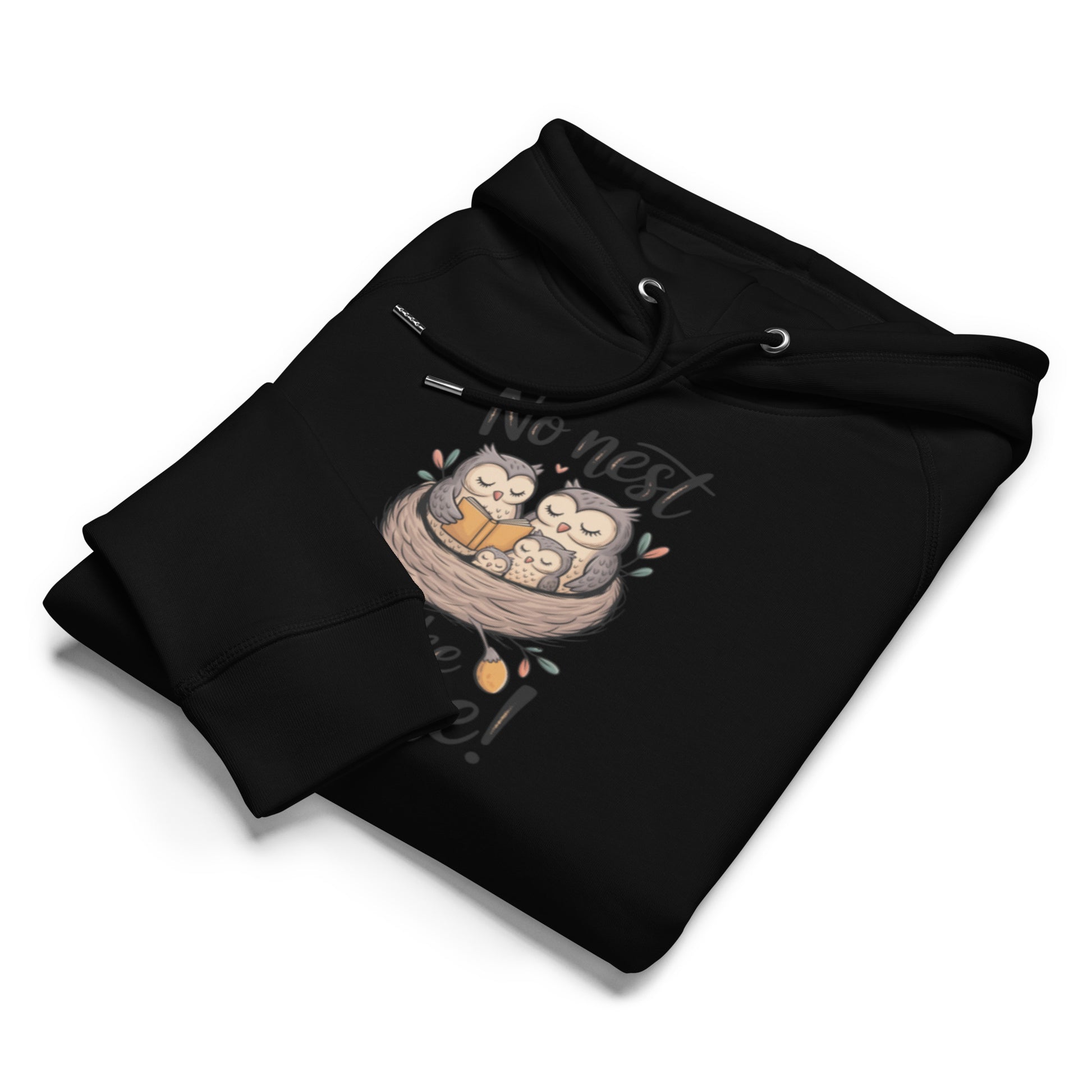 OwlNest Unisex Organic Side Pocket Hoodie – Eco-Friendly Comfort with Practical Style Dudeily